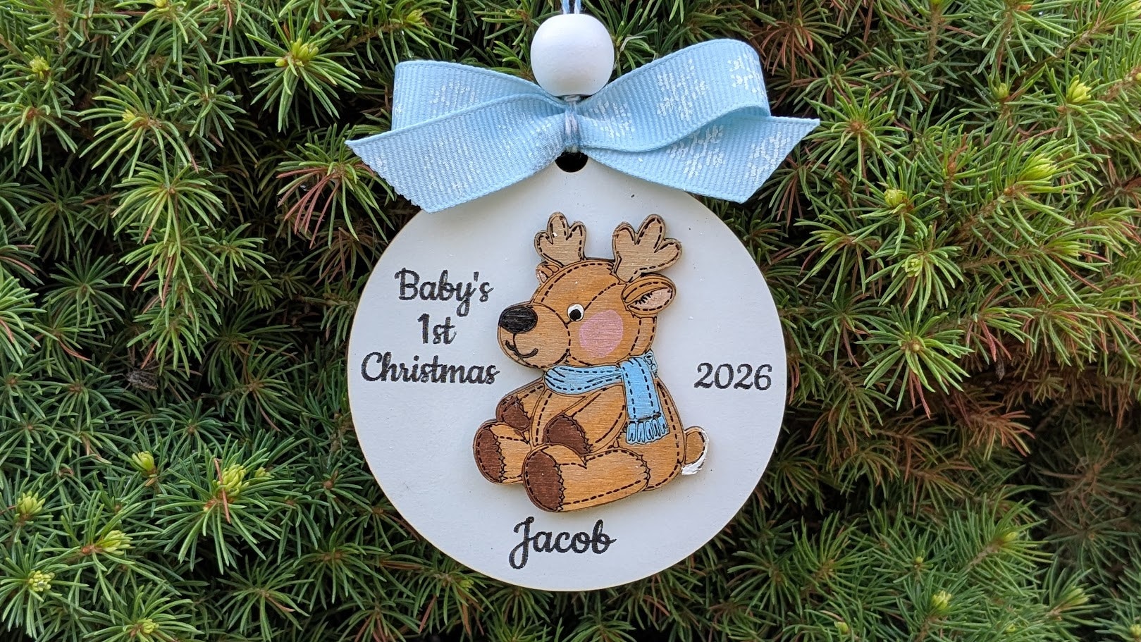 Baby's First Christmas - Reindeer 