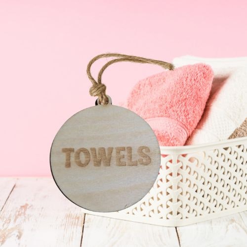 Wooden Organisation Tags - Customisable