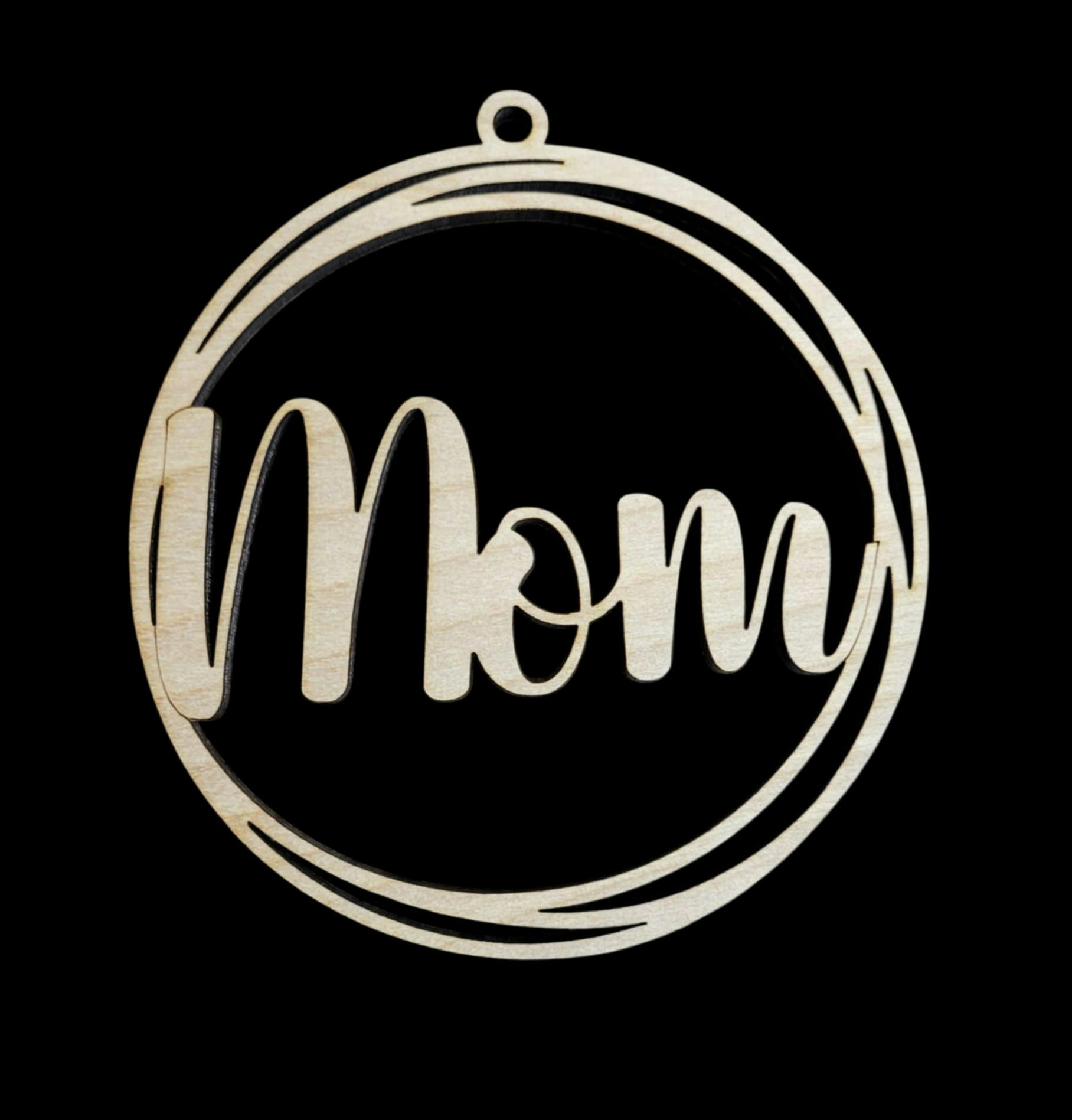 Circular Name Ornament with weld and score