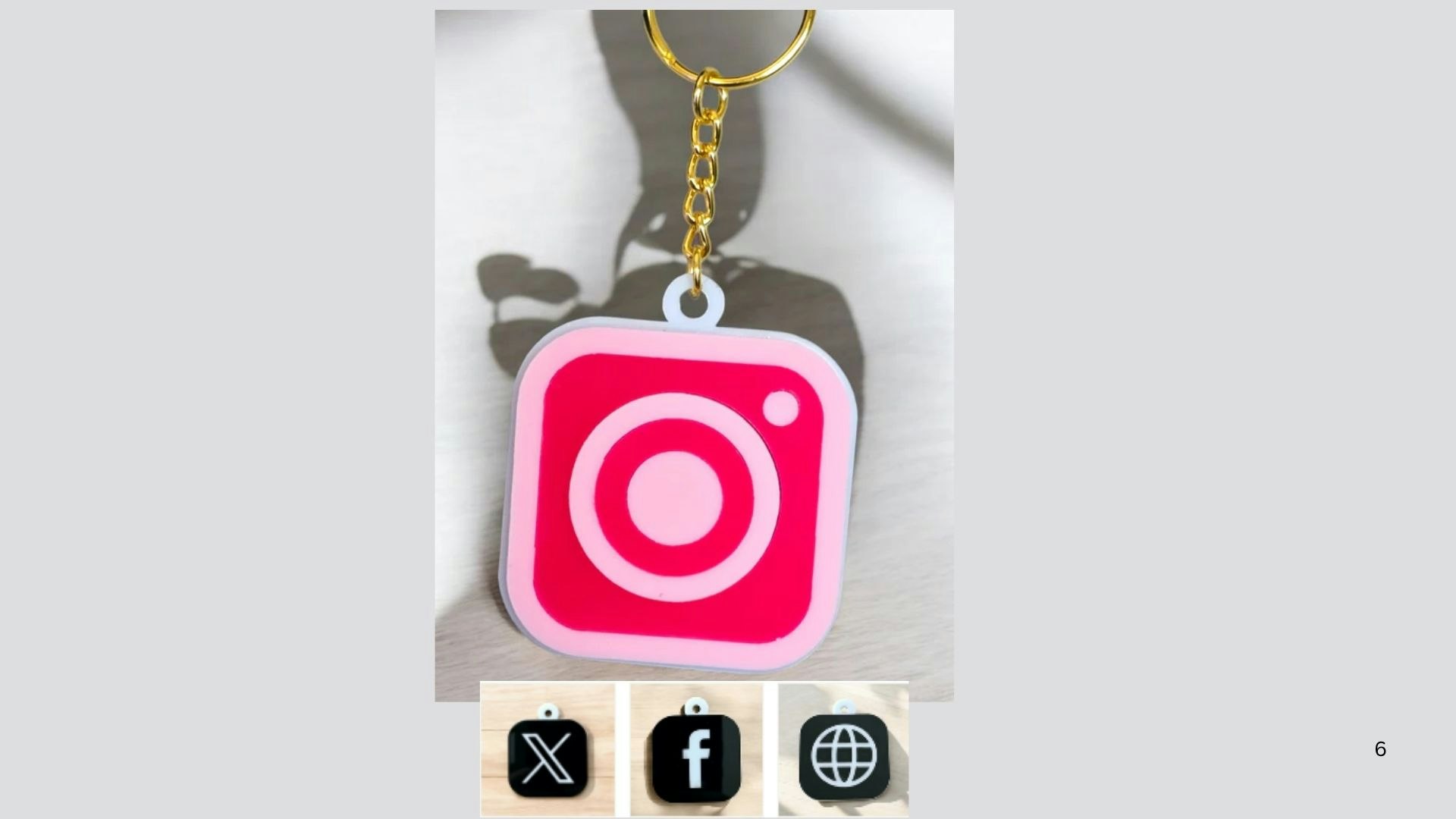NFC Keychain - Instagram