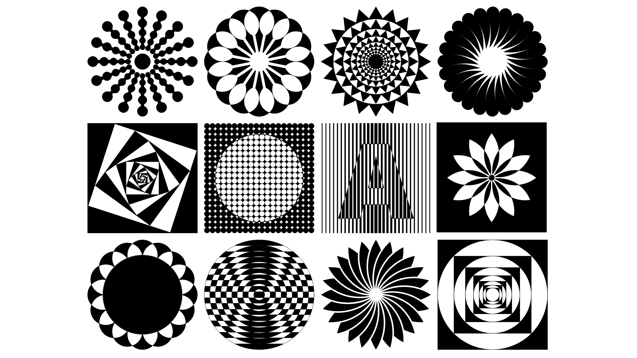 Japanese Optical and Geometrical Art
