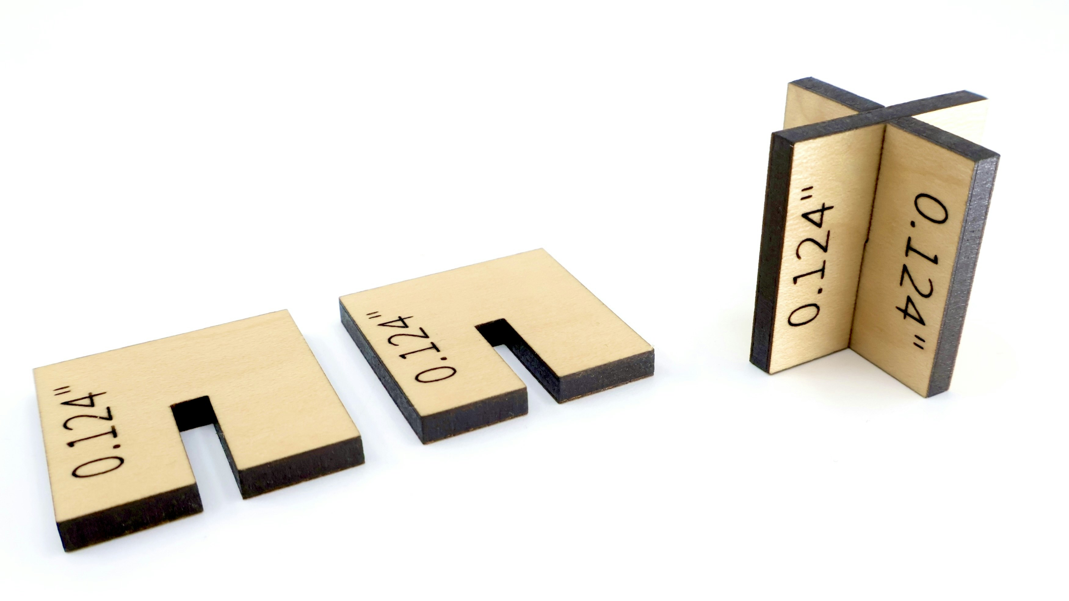 Slot Size Test Squares