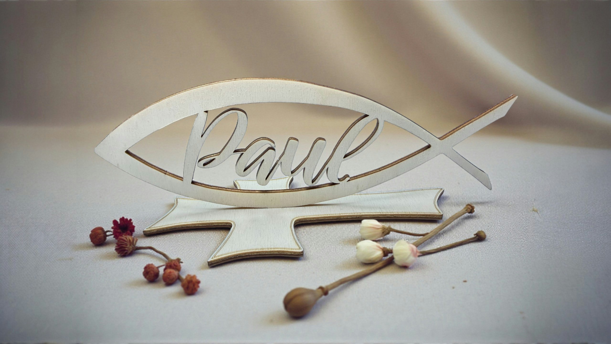 Baptism Gift Fish with Name