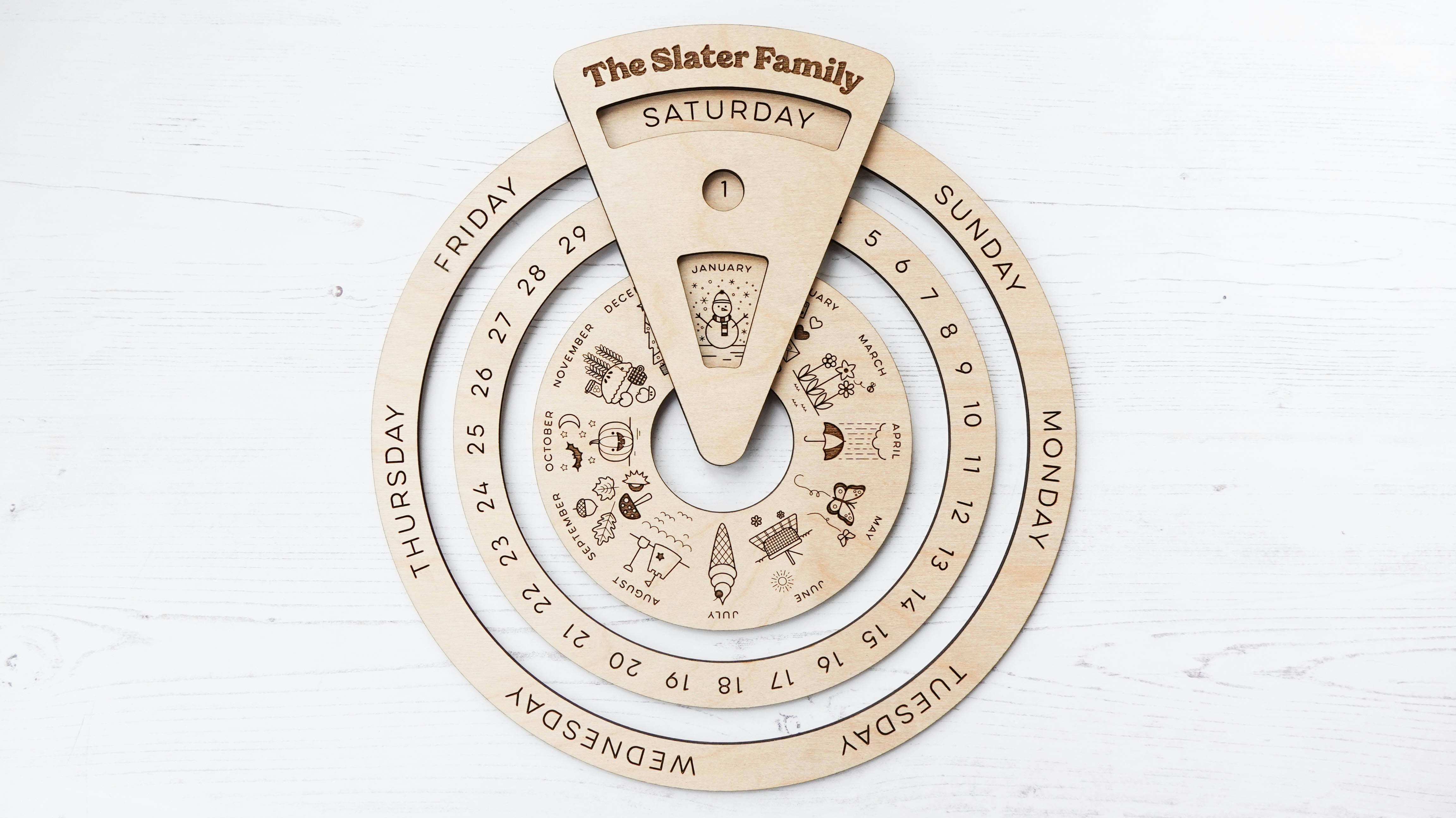Personalized Perpetual Calendar