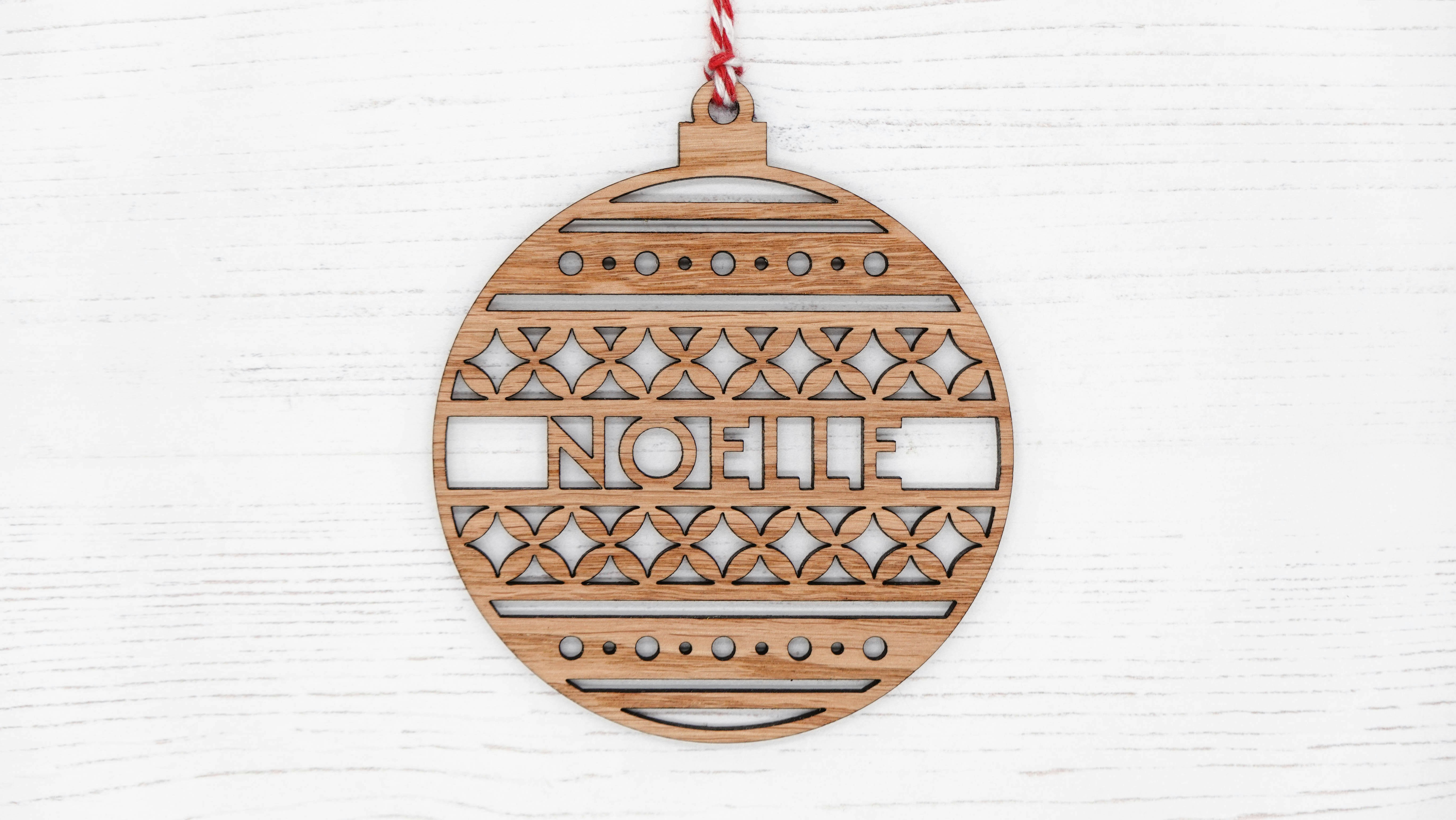 Personalised Christmas Bauble - One Line of Text