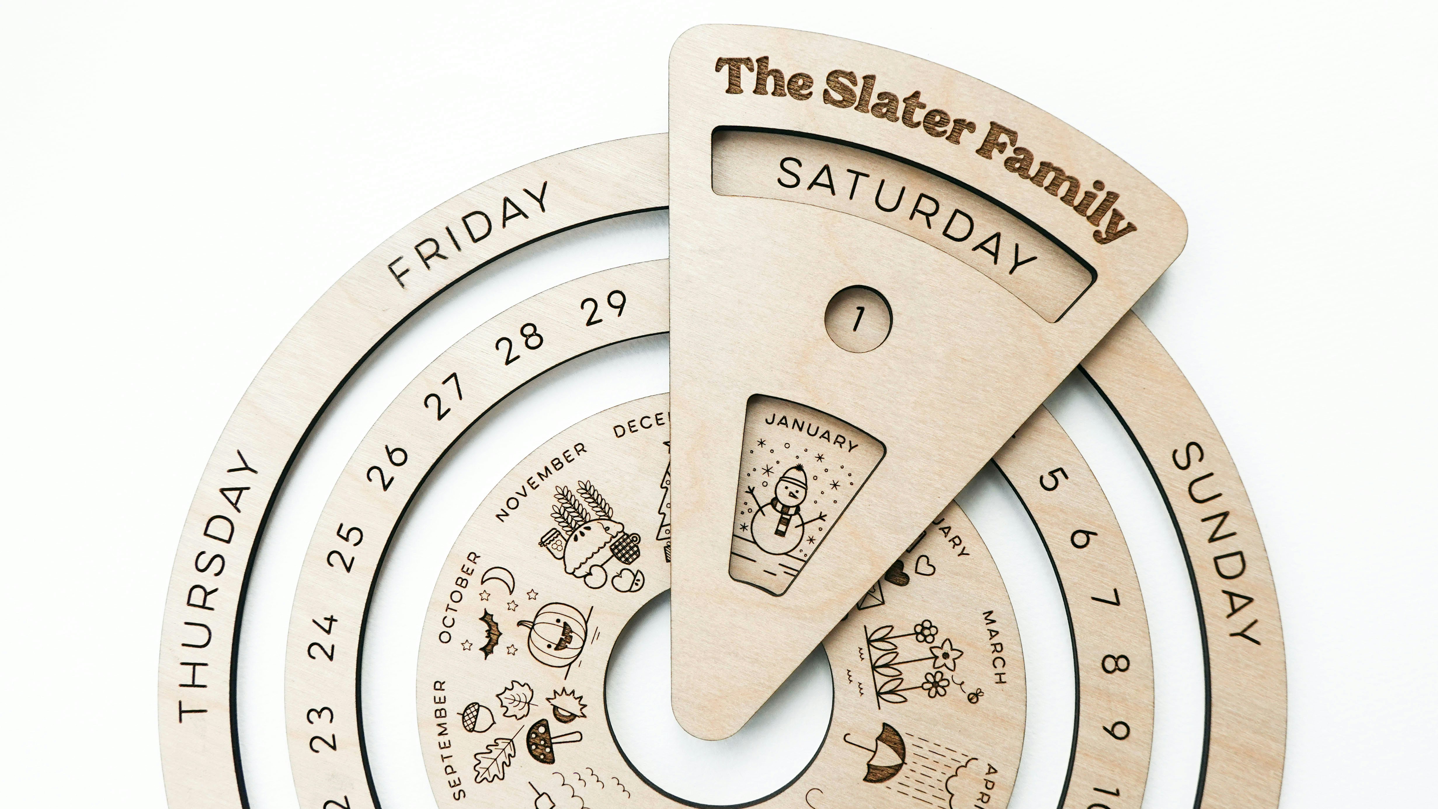 Personalized Perpetual Calendar