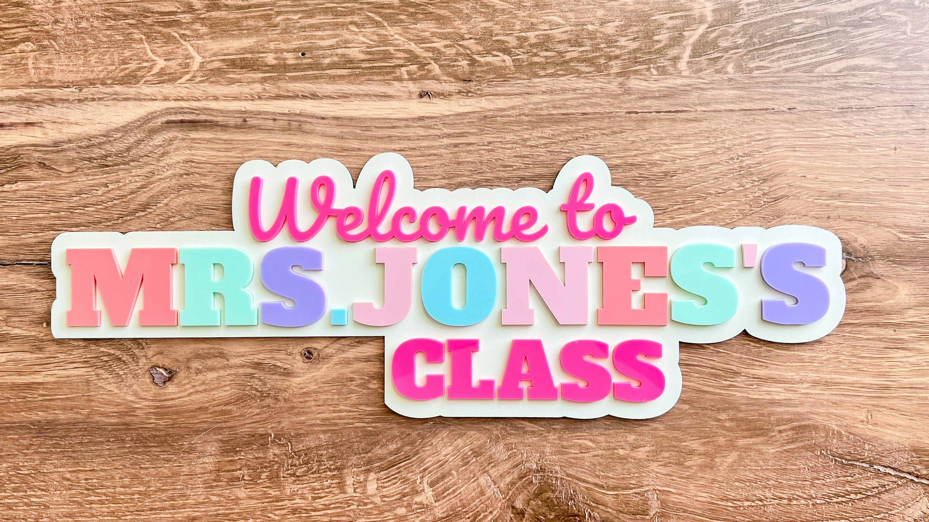 Teacher Door Corner sign