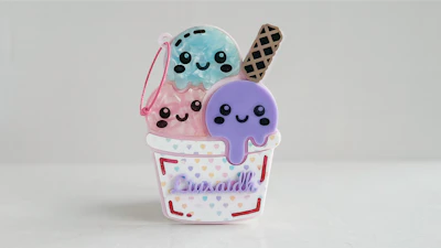 Bag Tag - Ice Cream