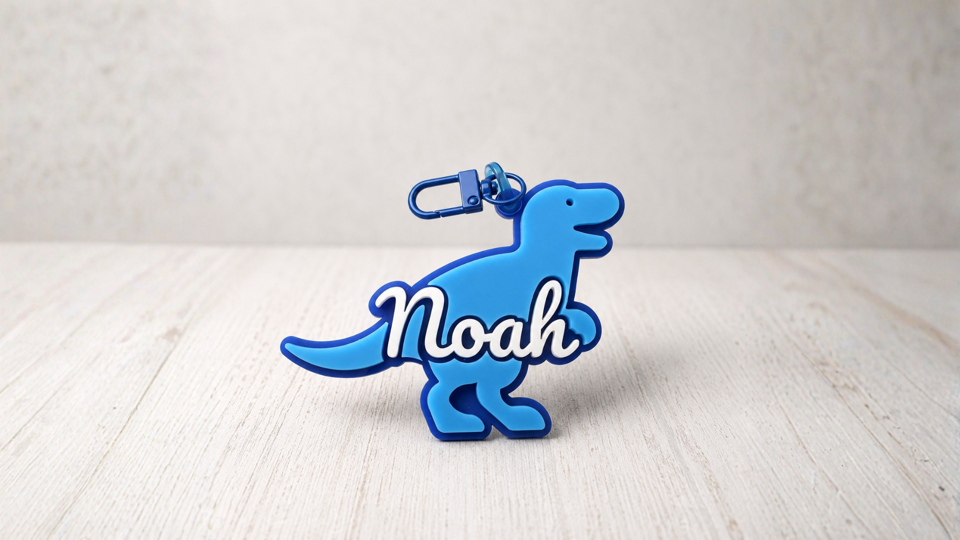 Dinosaur name keychain