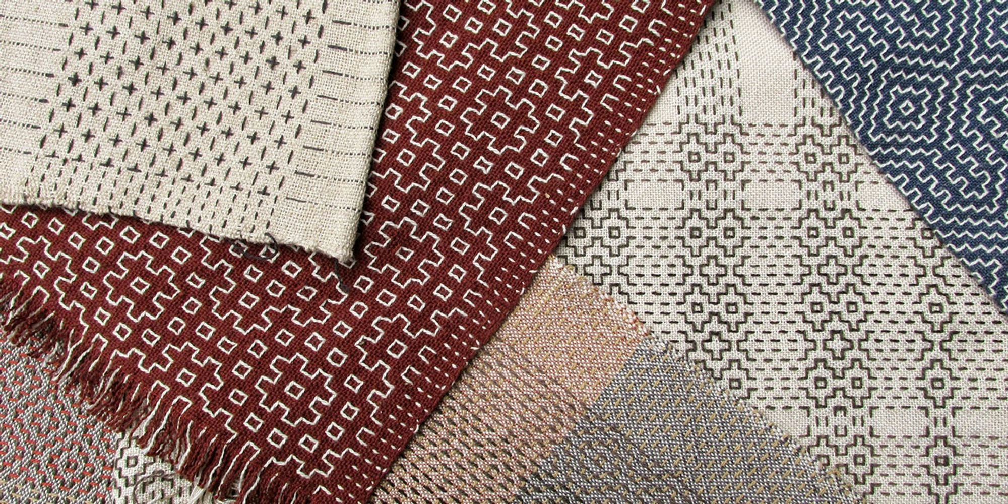 hitomezashi sashiko weaving patterns