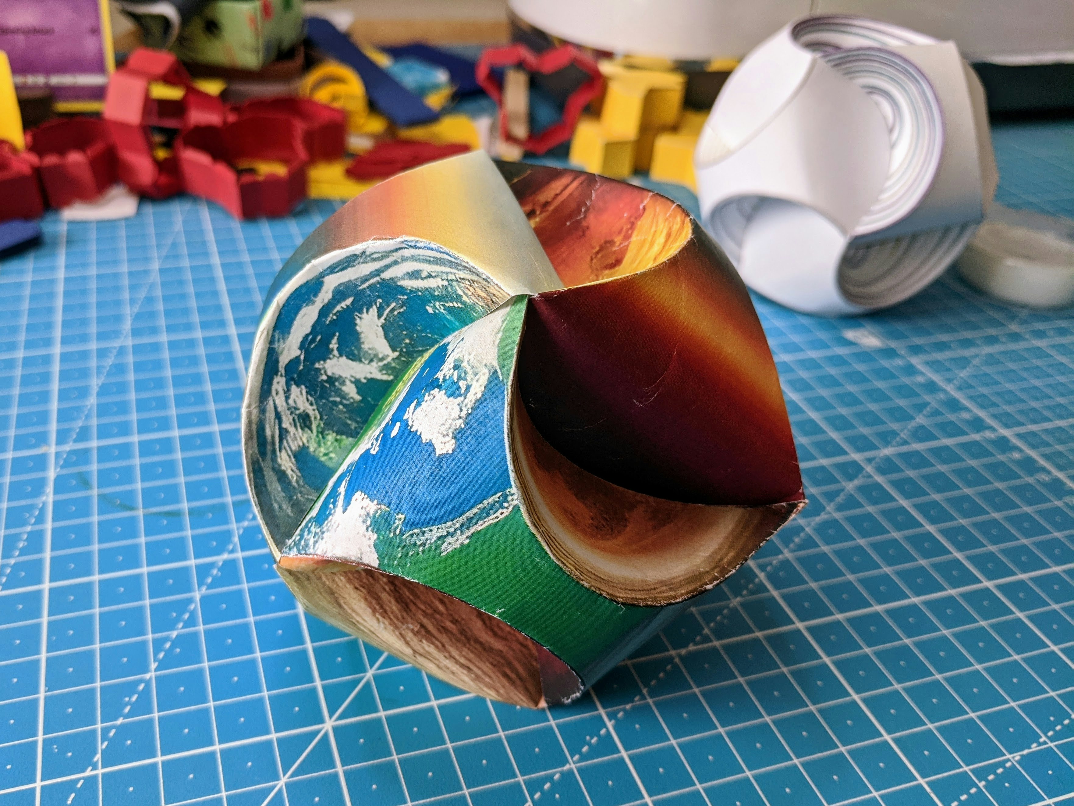 triskele paper globe - ai textures