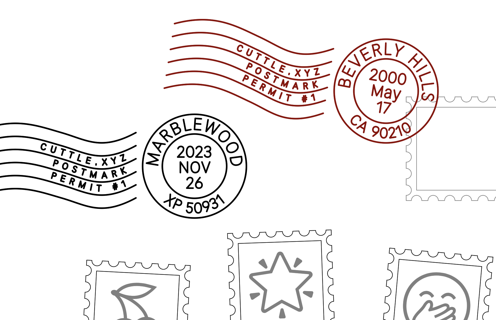 Postmark and Stamp components