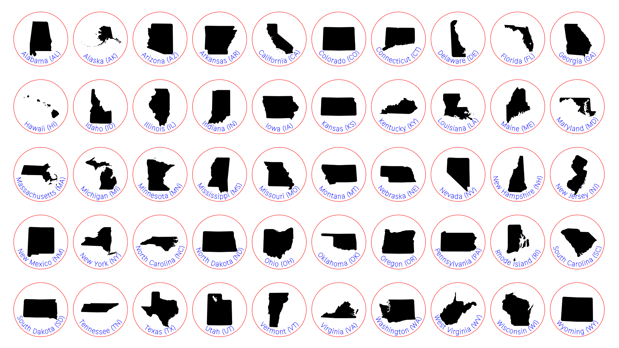 USA State Switcher