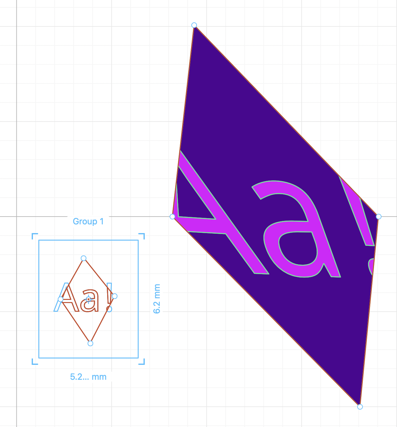 Projective transformation (four corner pin warp)