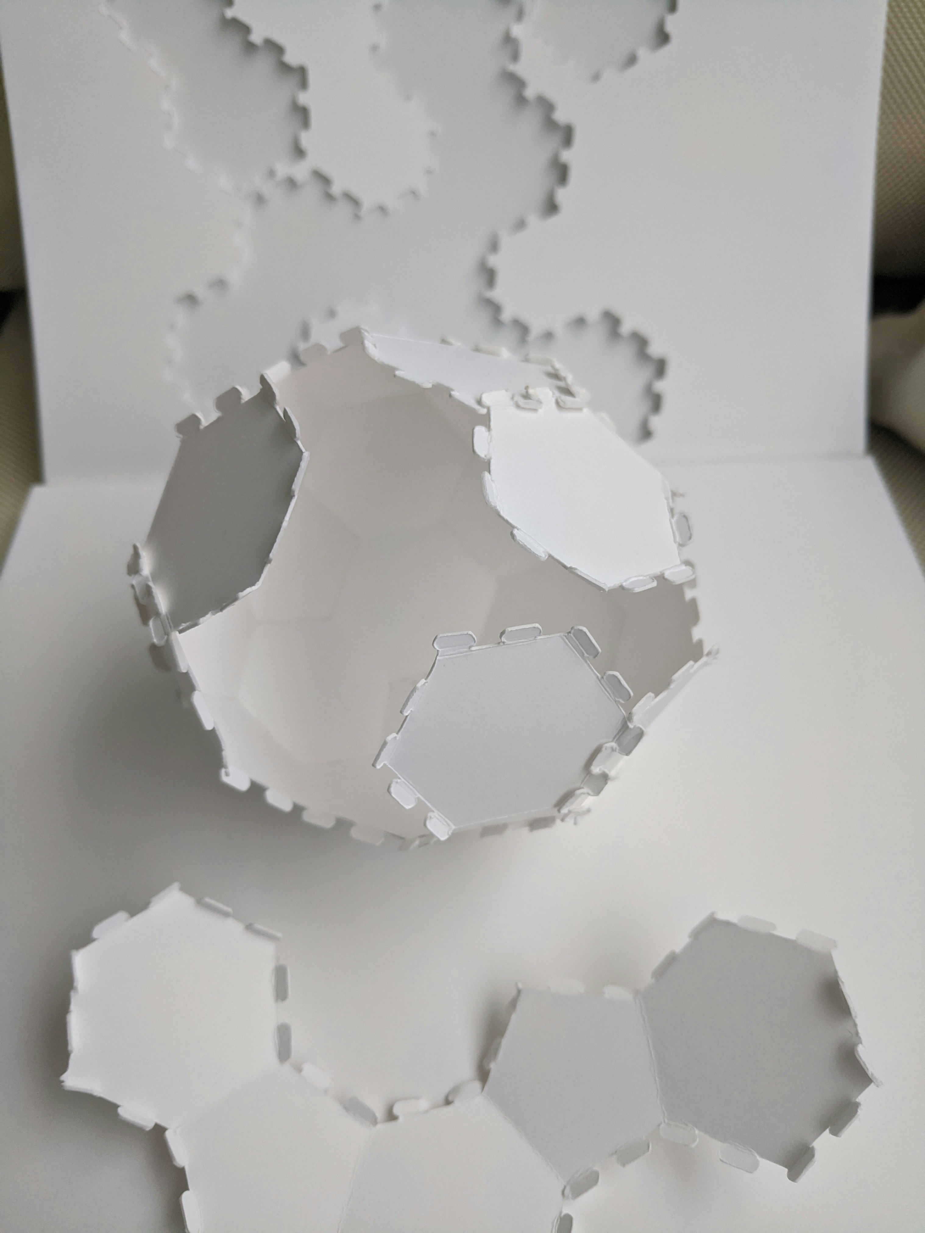 Paper Polyhedron Joinery