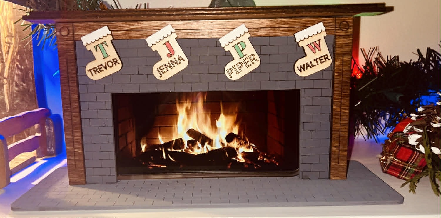 Fireplace Phone Holder