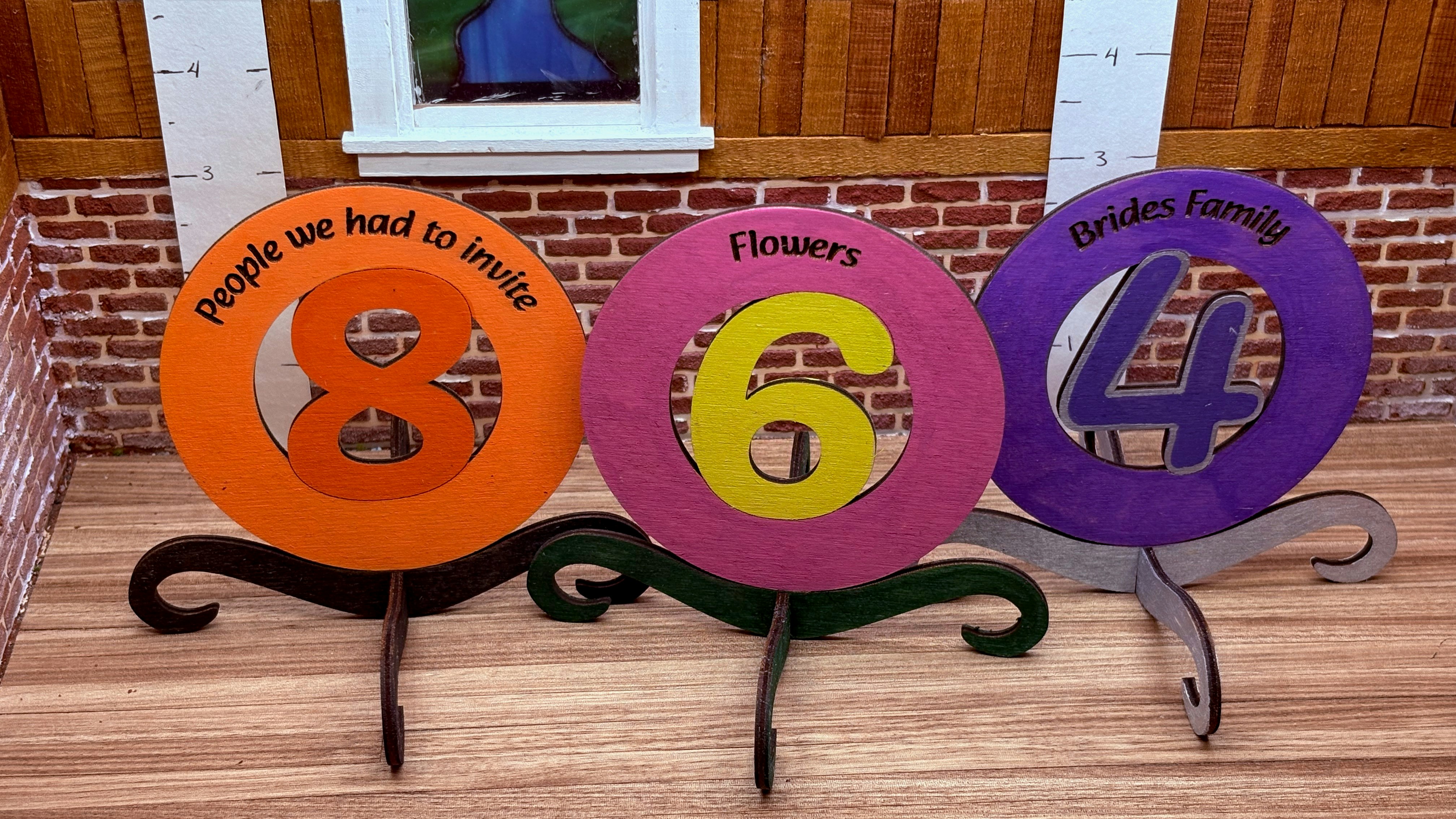 Table Numbers