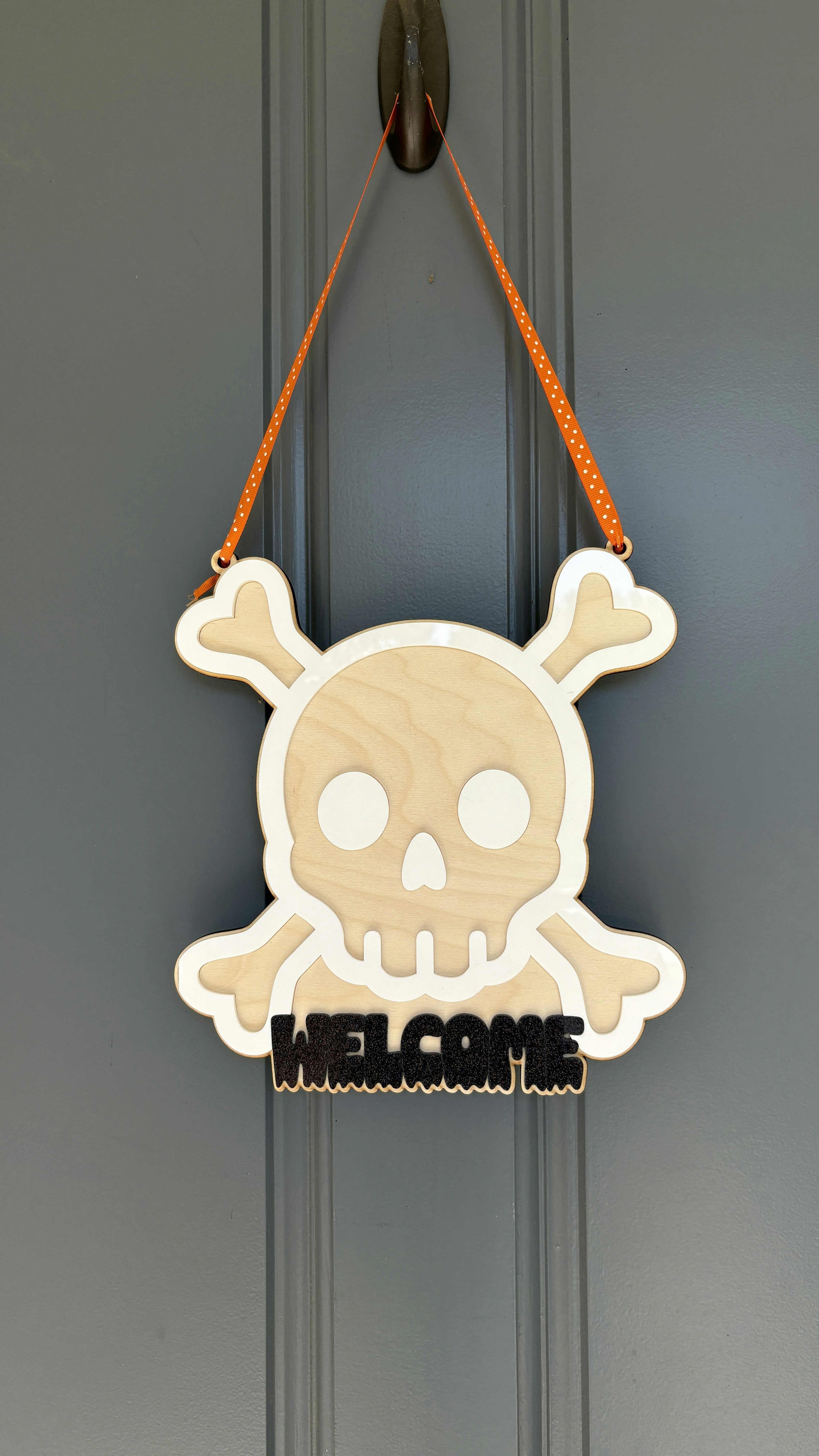 Skull Door Hanger