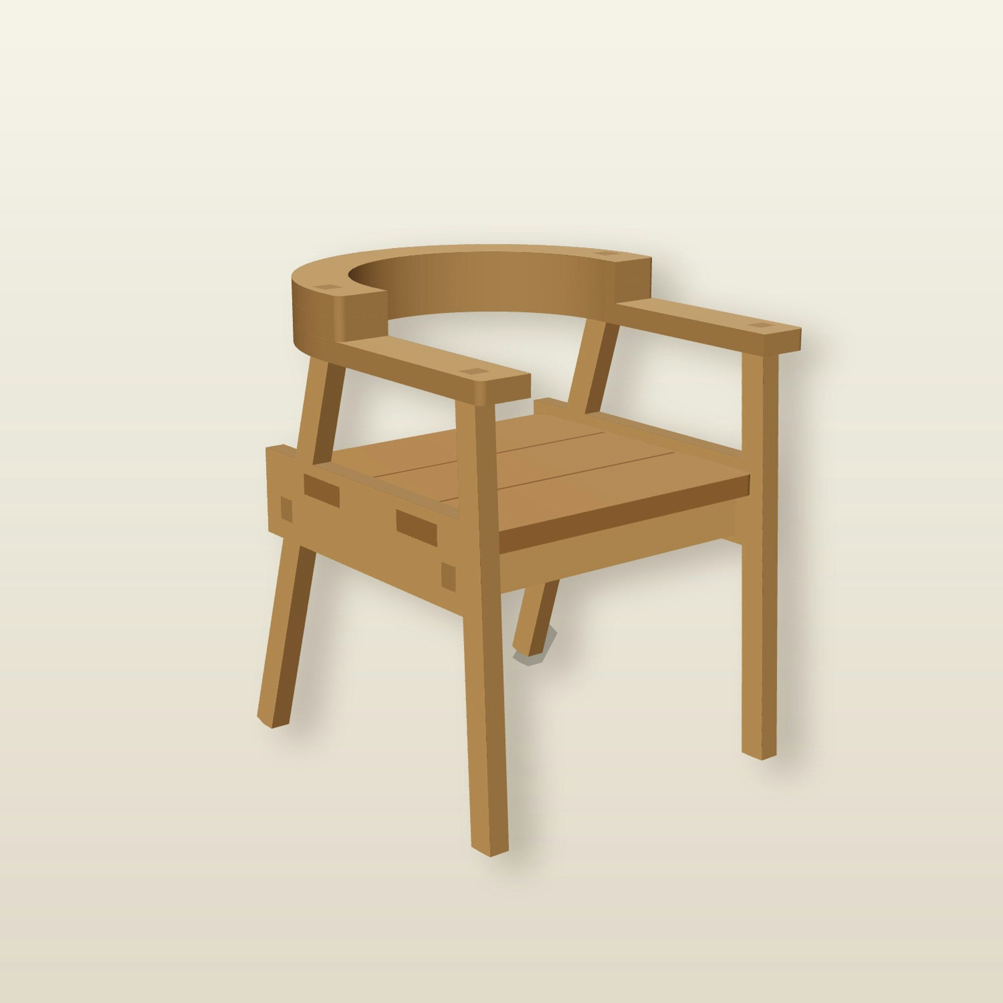 1:12 Armchair - Adjustable Thickness