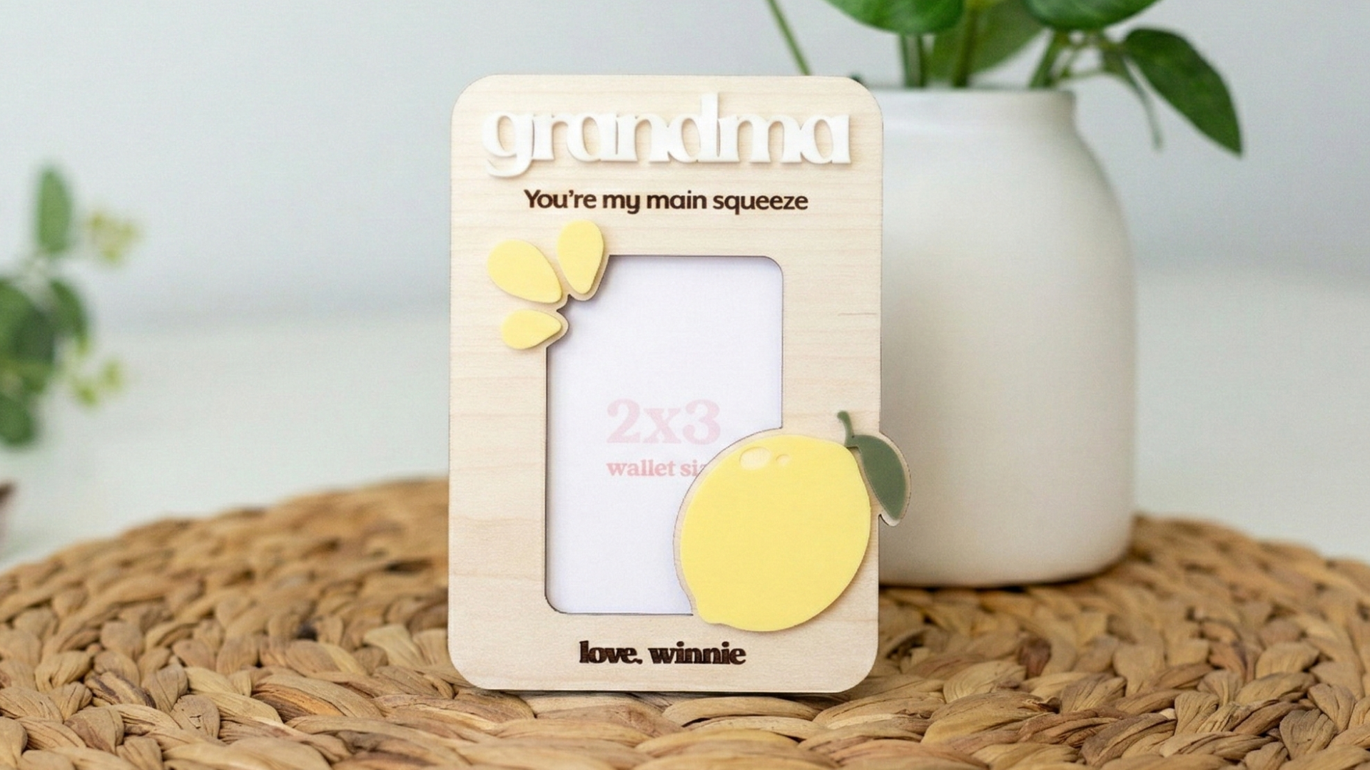 Lemon Fridge Frame