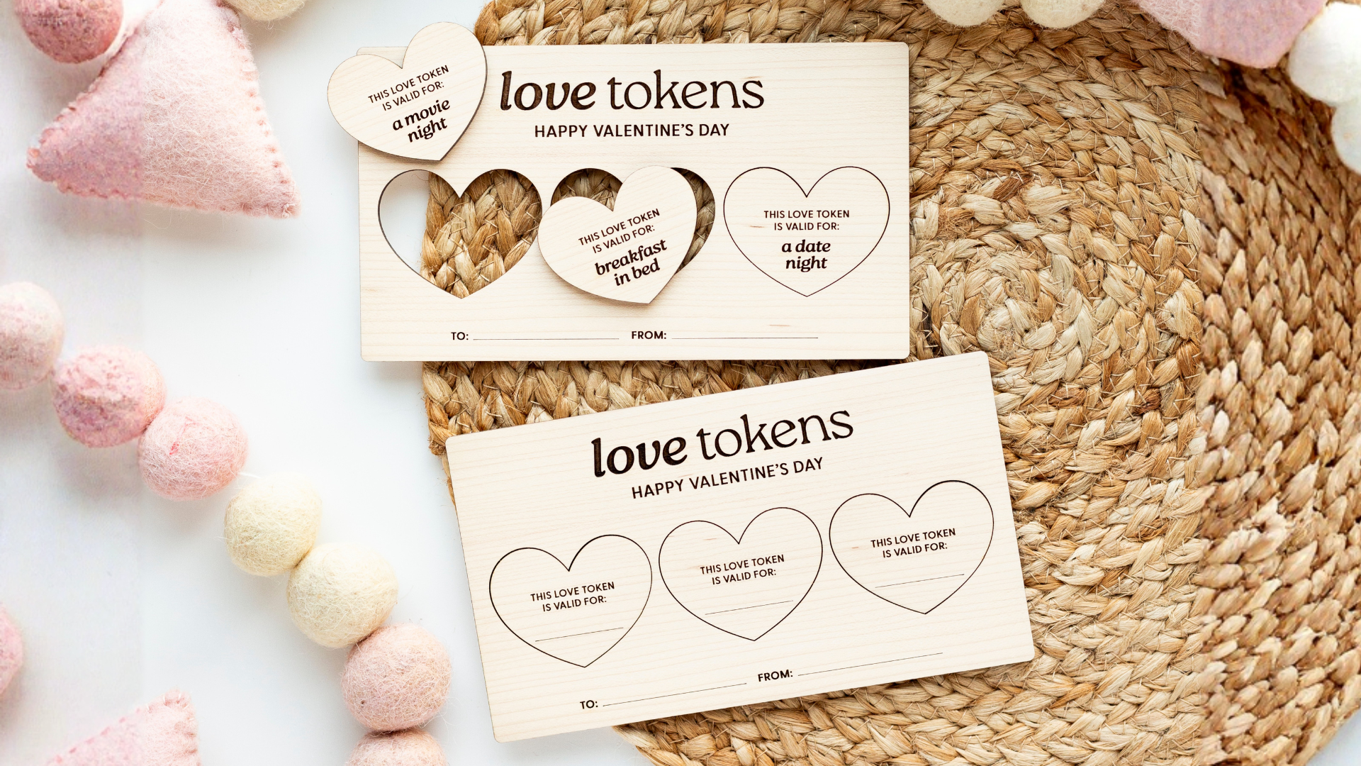 Love Token Pop Outs