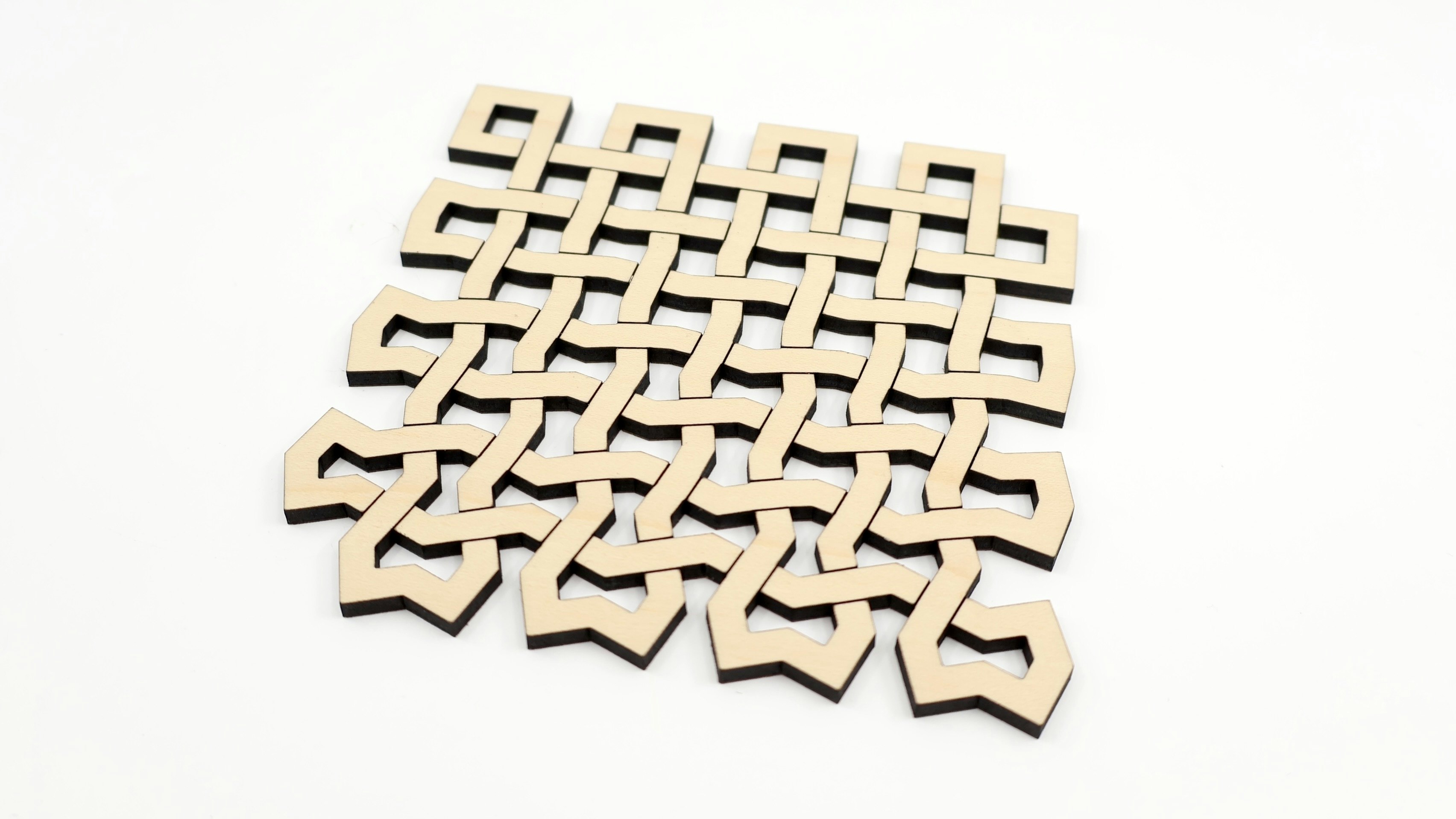 Square to Concave Octagon Weave