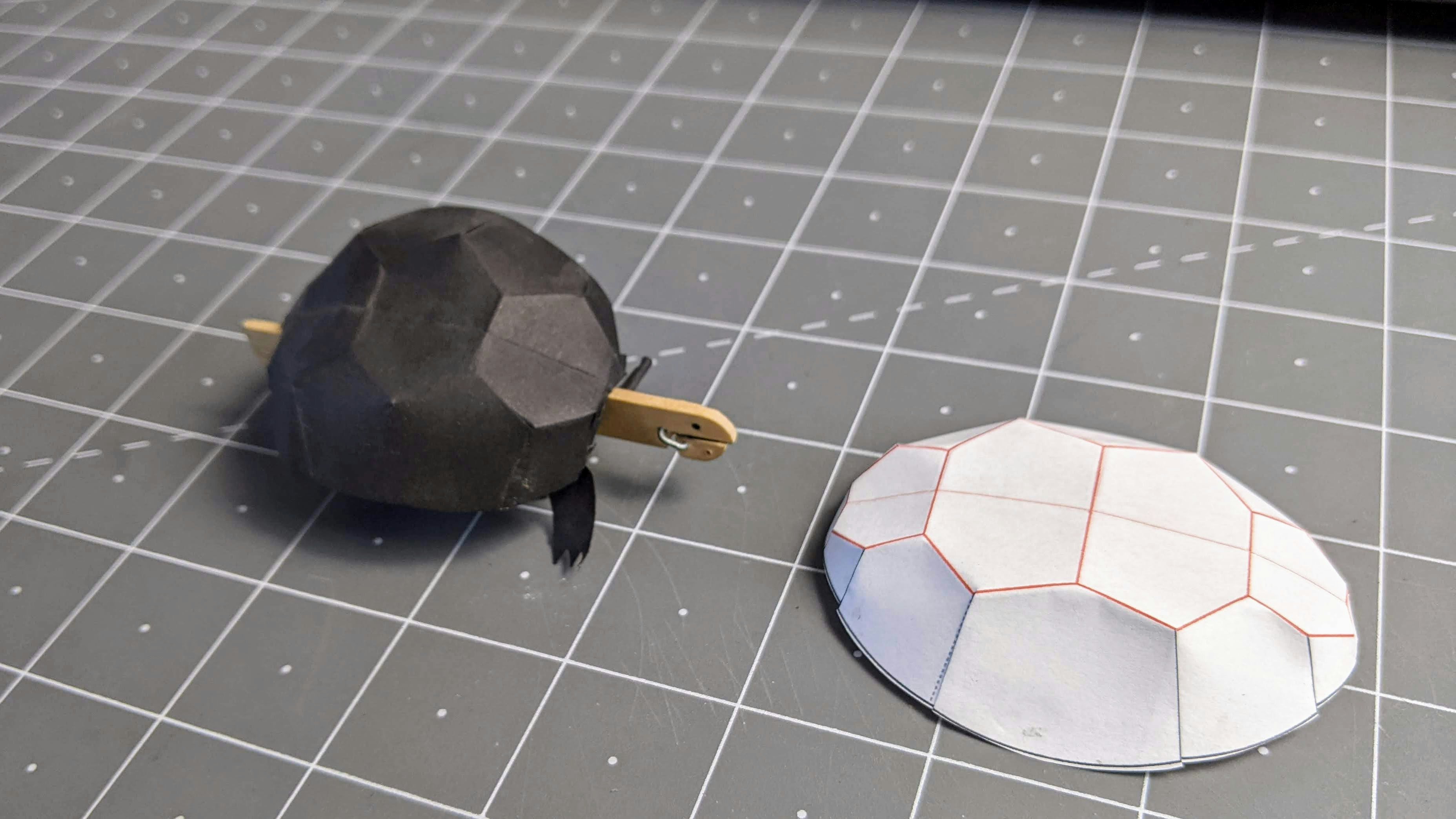 Turtle Shell Papercraft