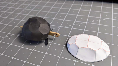 Turtle Shell Papercraft