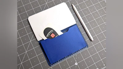 Expandable notebook inner pocket
