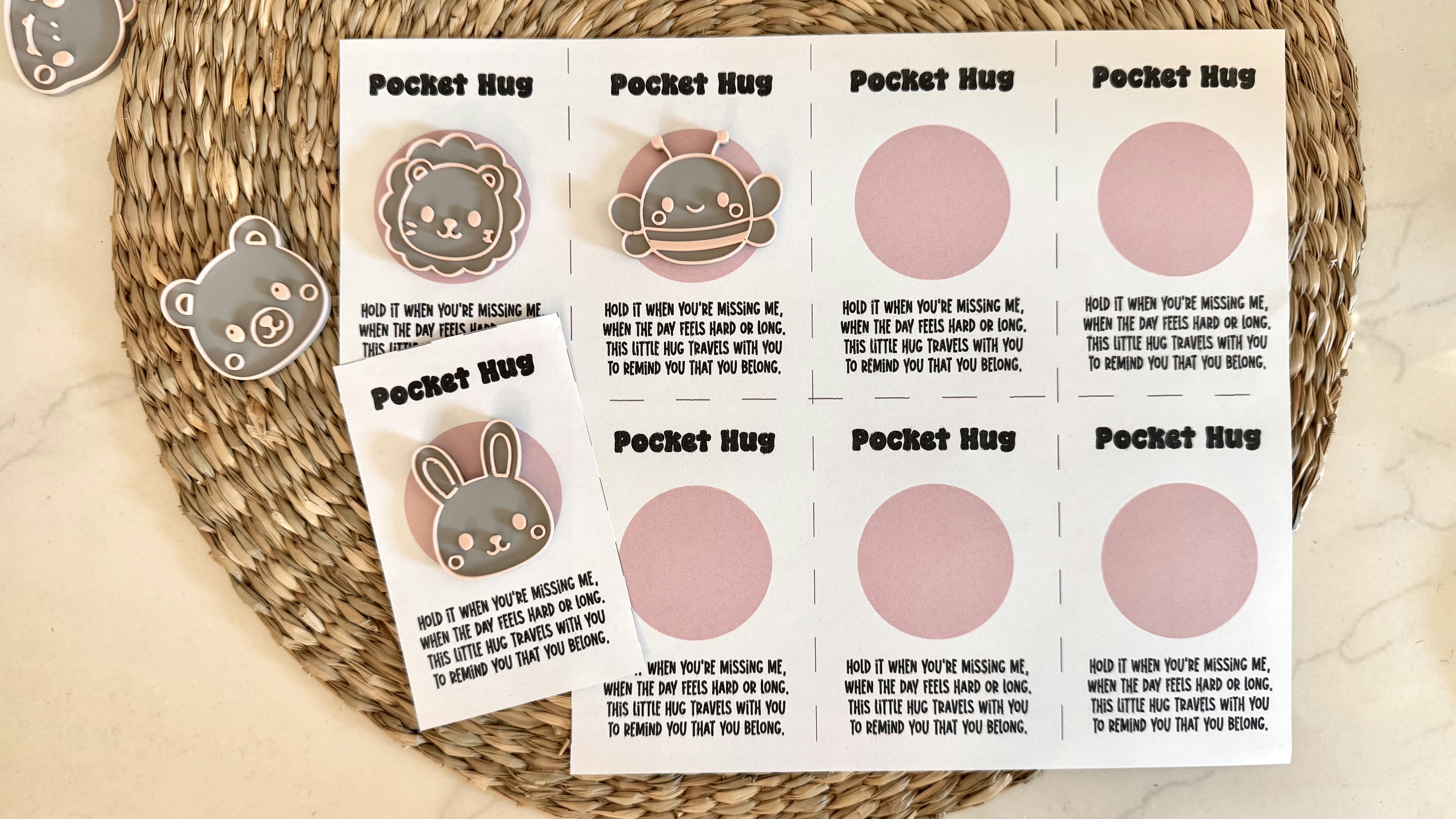 Pocket Hug Backer Print
