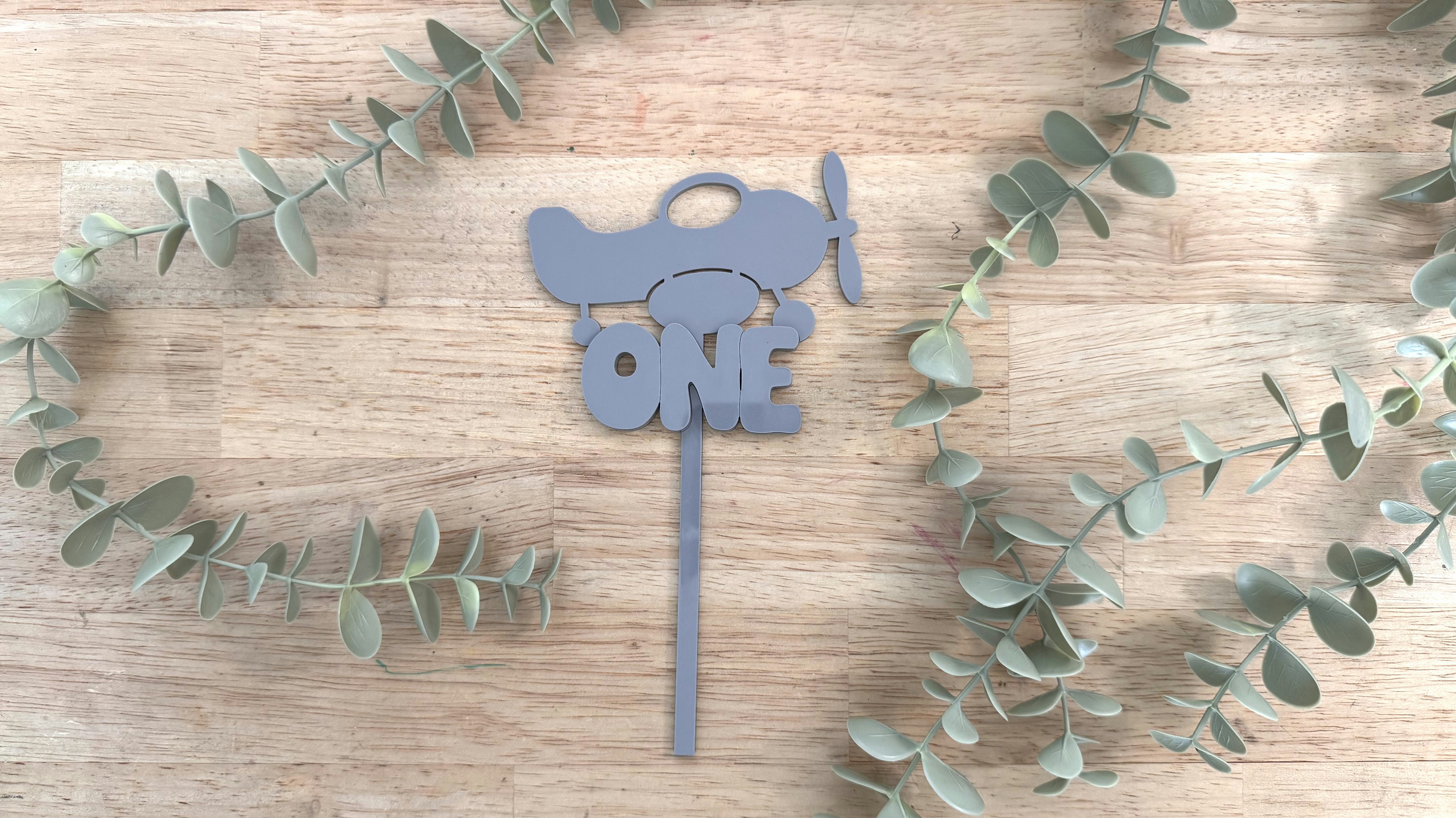Plane Cake Topper