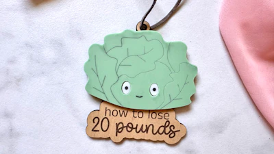Lettuce Ornament Tag