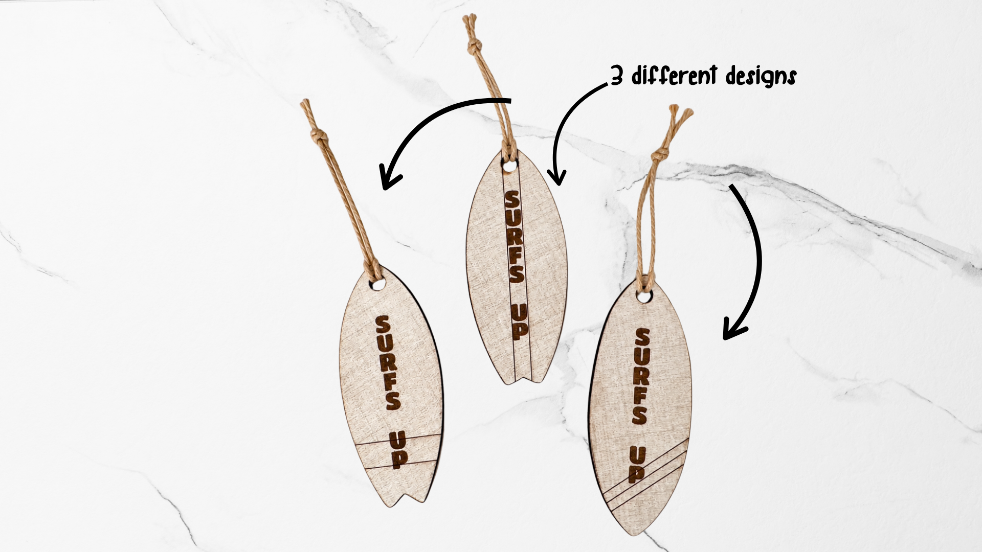 Surfboard Keychain