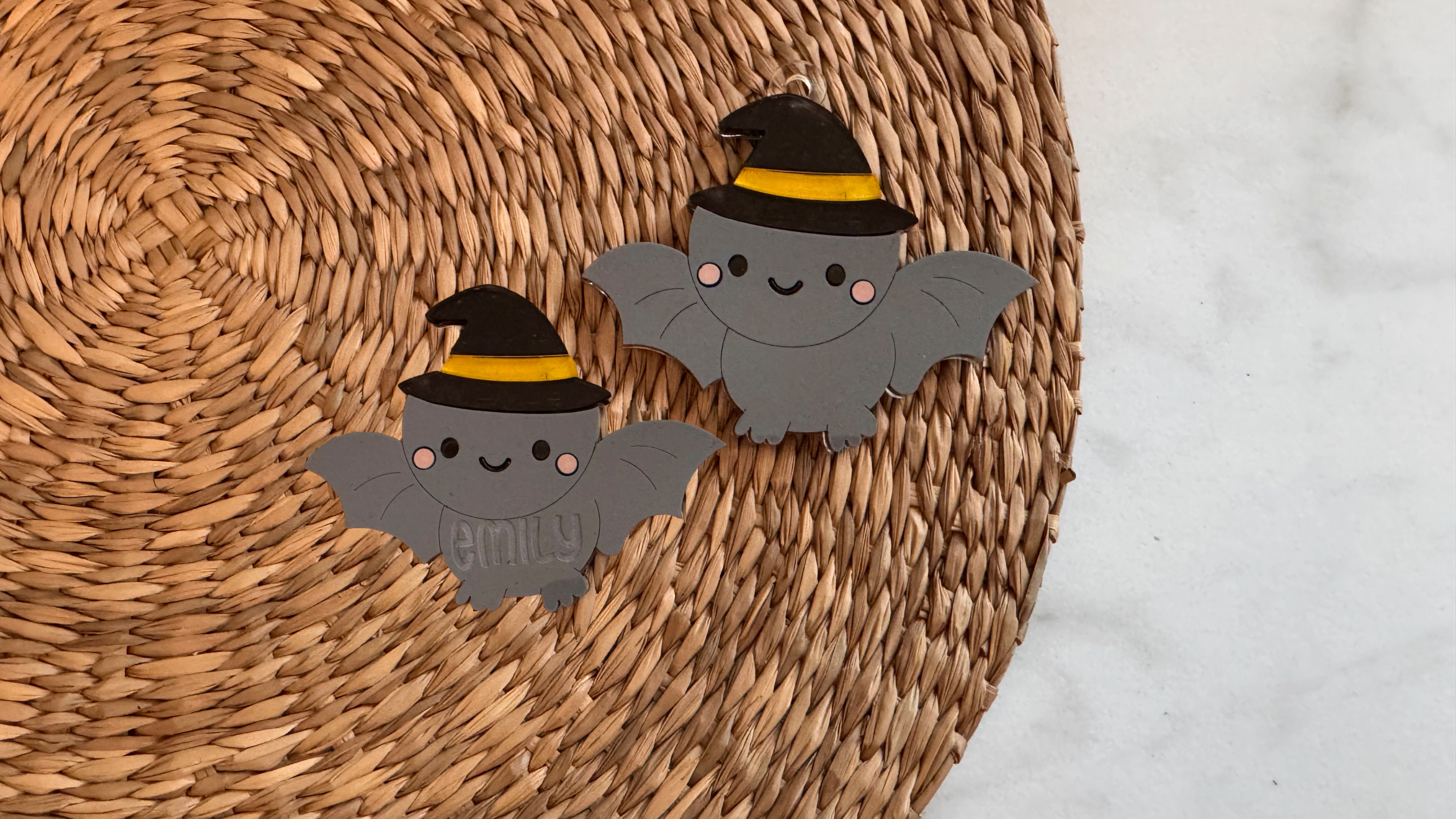 Bat Ornament Tag