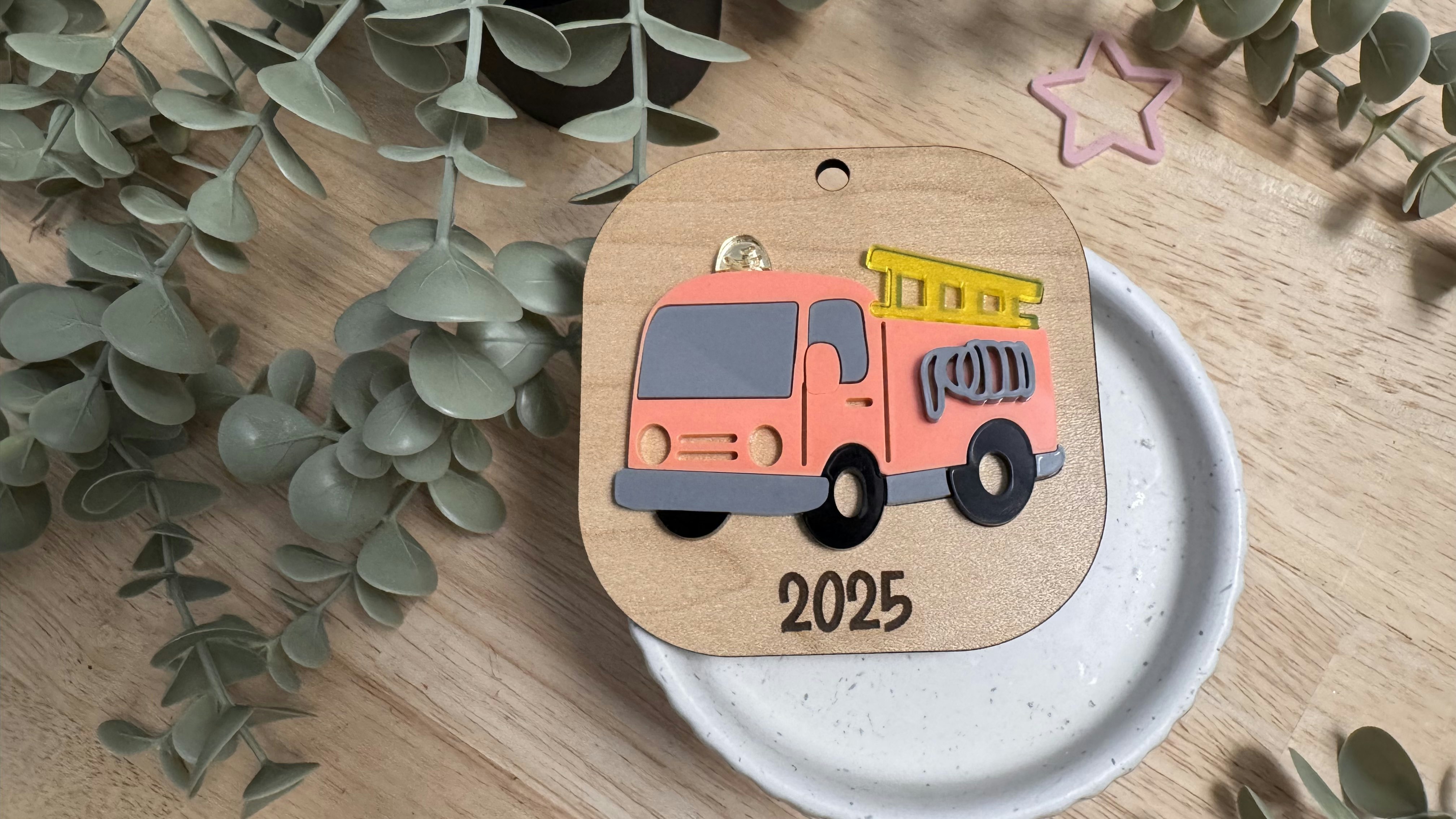 Fire Truck Ornament