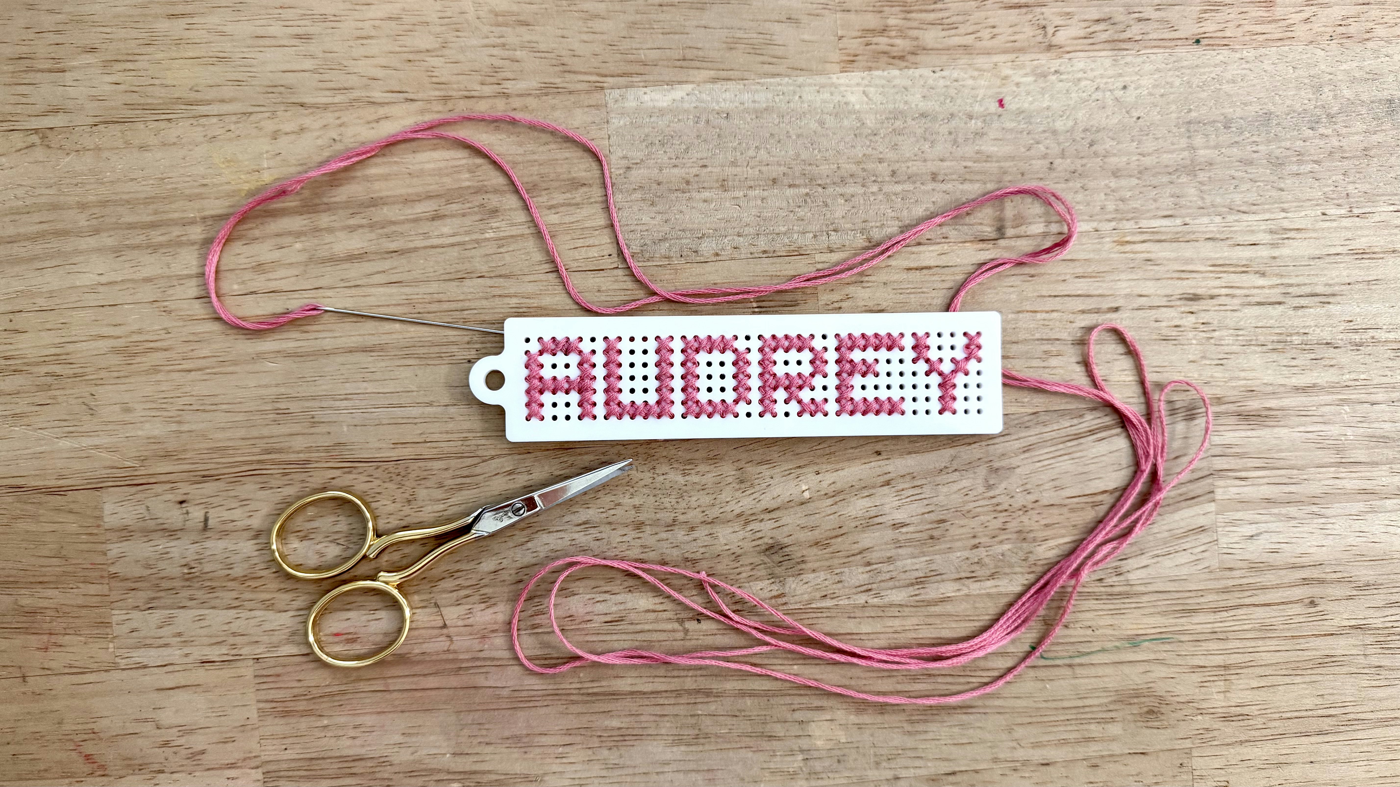 Cross Stitch Text Pattern