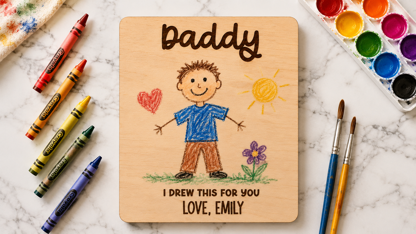 Kid Drawing Card