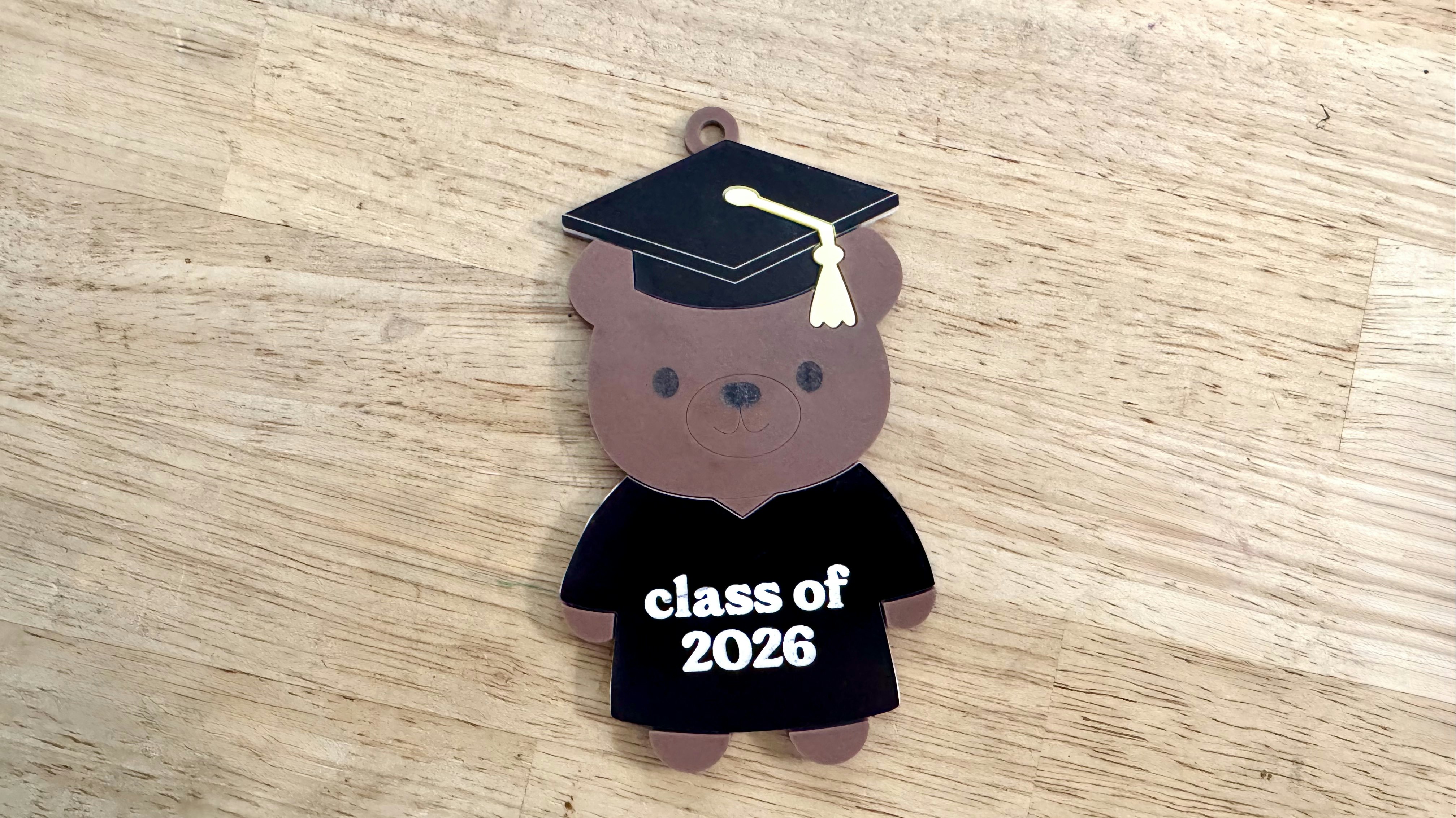 Graduation Bear Tag