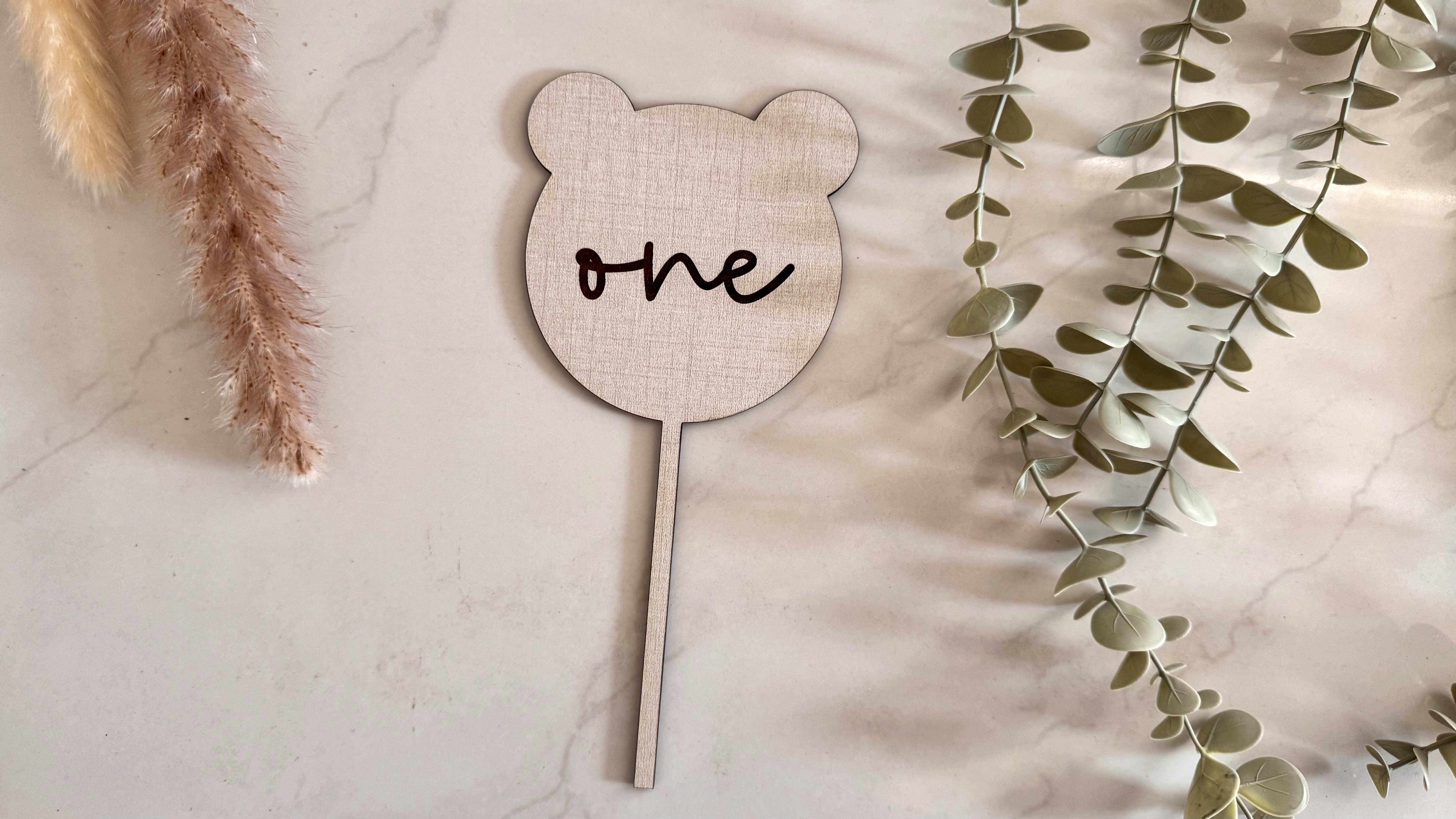 Bear Cake Topper