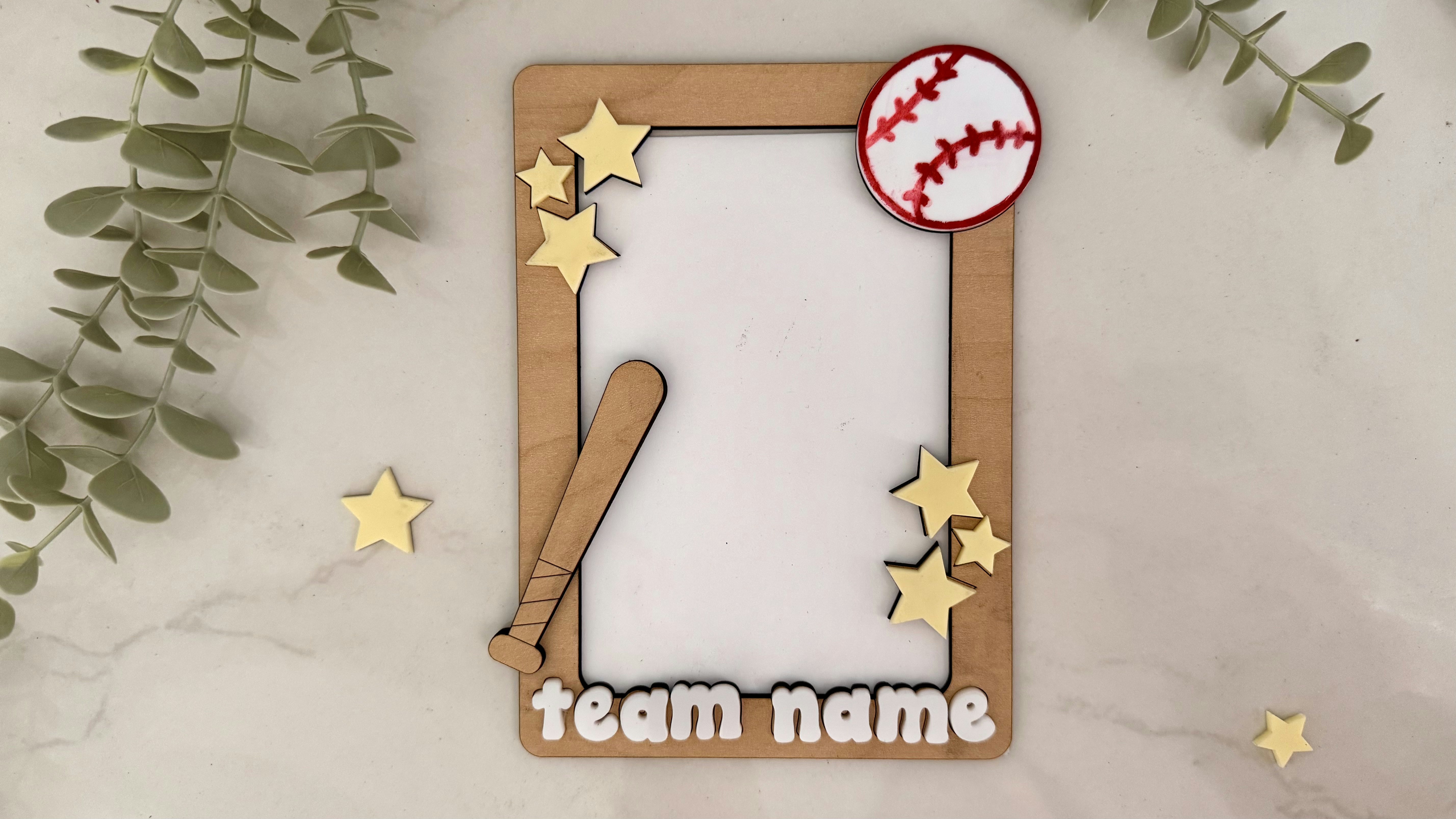 Baseball Photo Frame