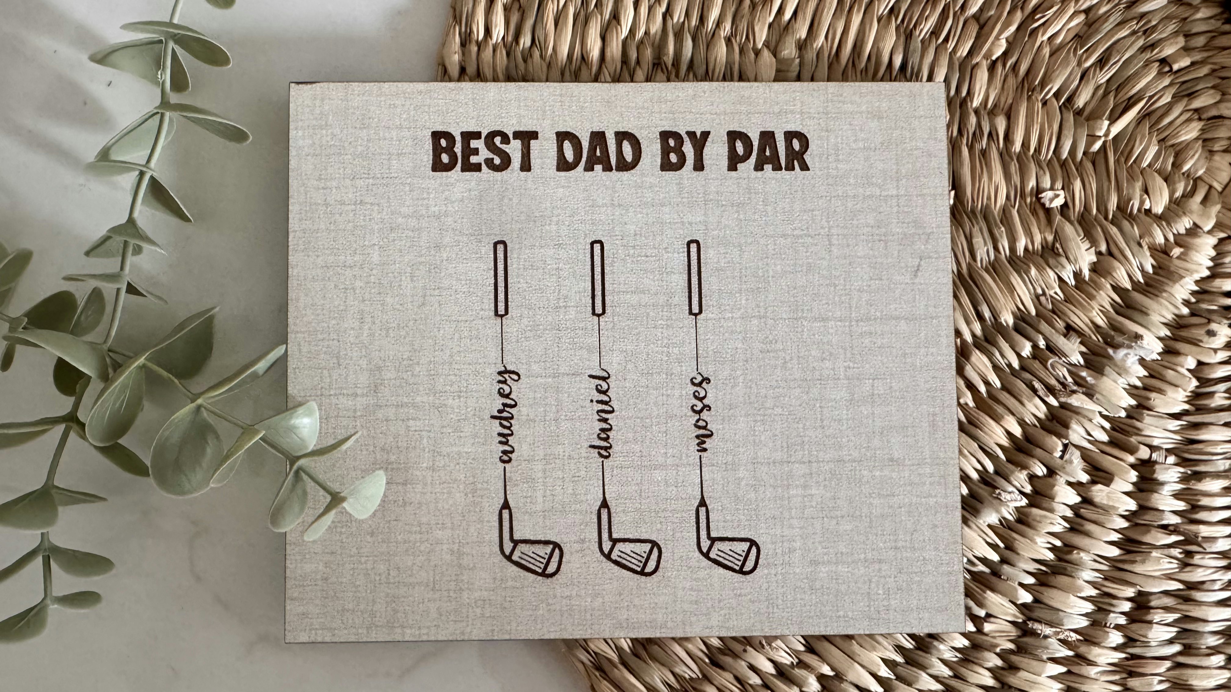 Golf Dad Sign