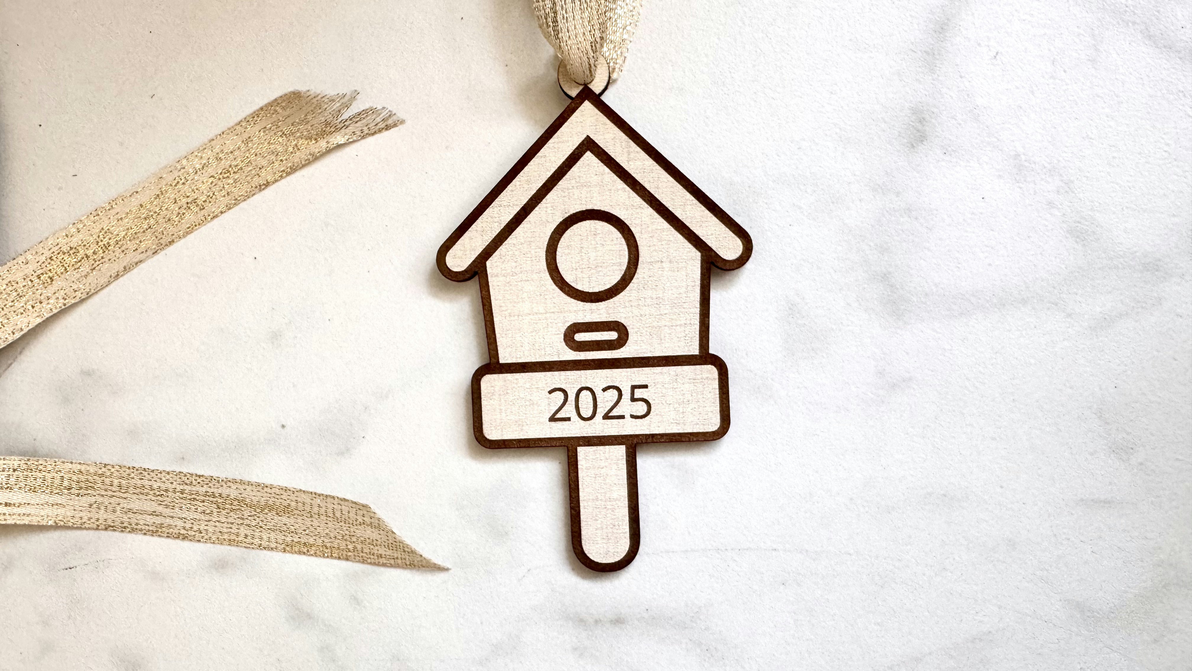 Bird House Ornament