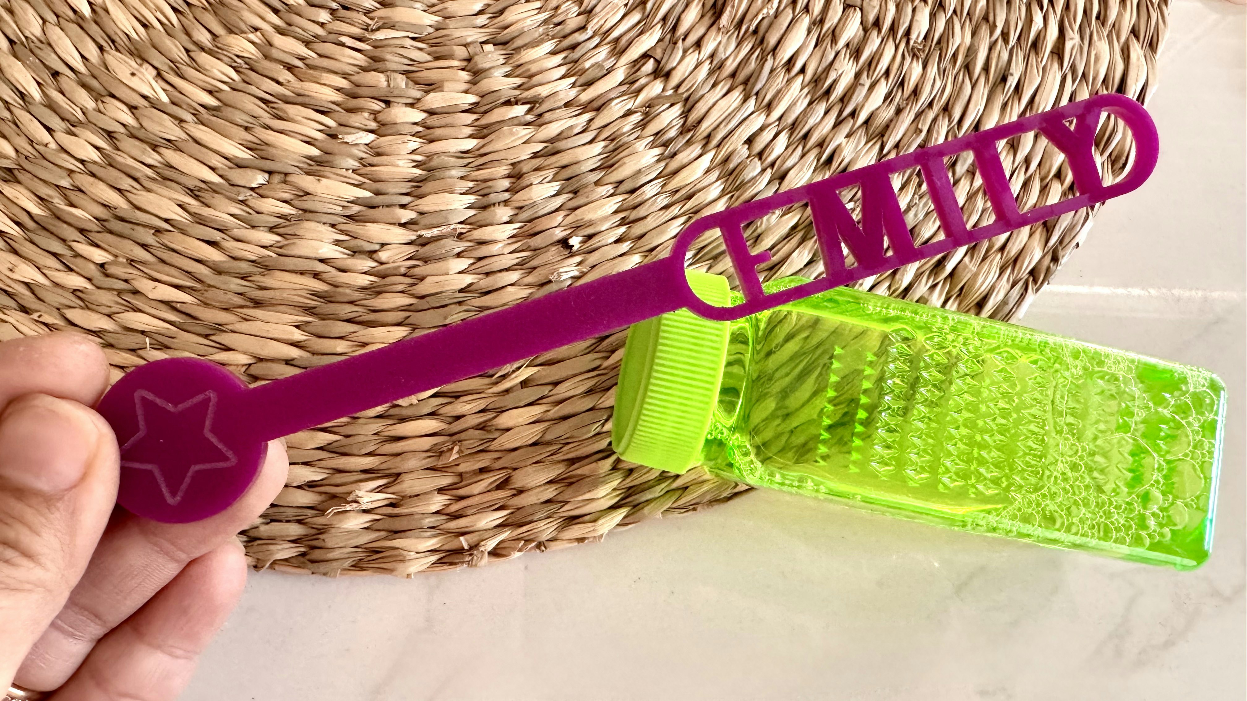 Name Thin Bubble Wand