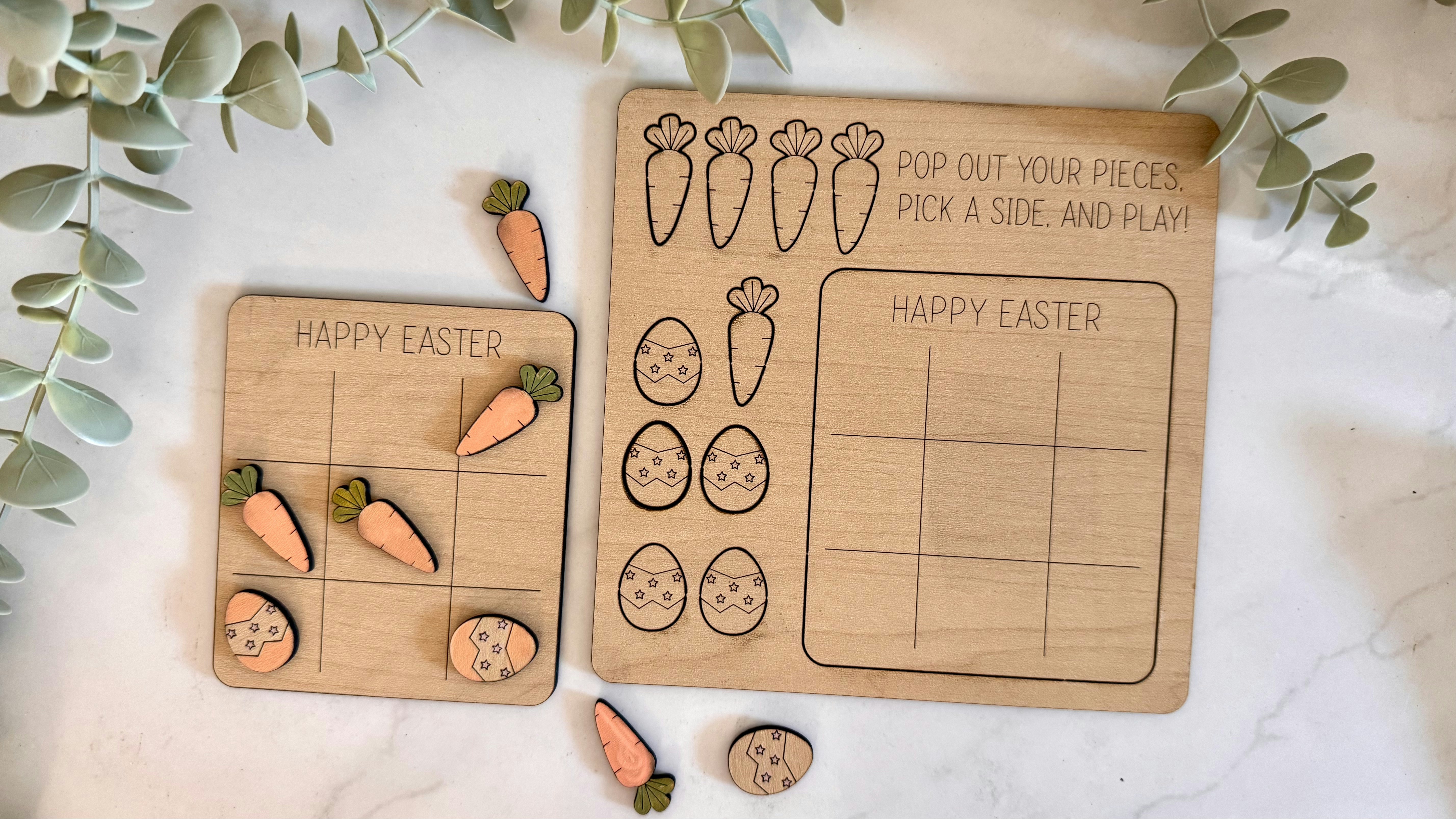 Tic Tac Toe Pop Out Easter