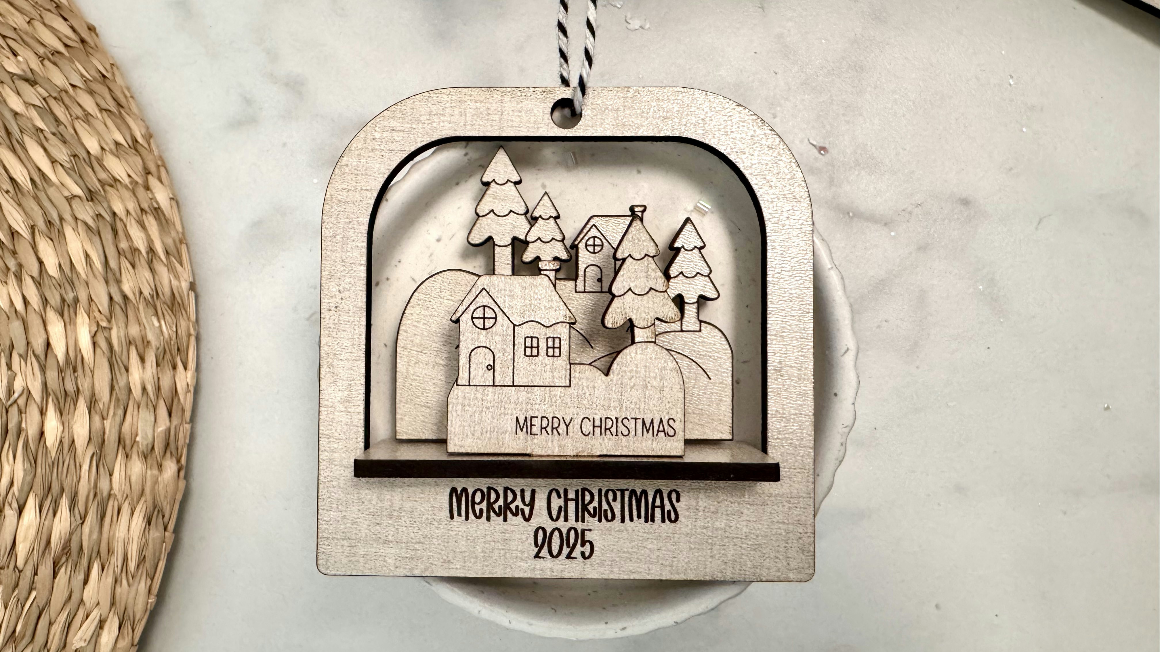 Snow Home 3D Ornament