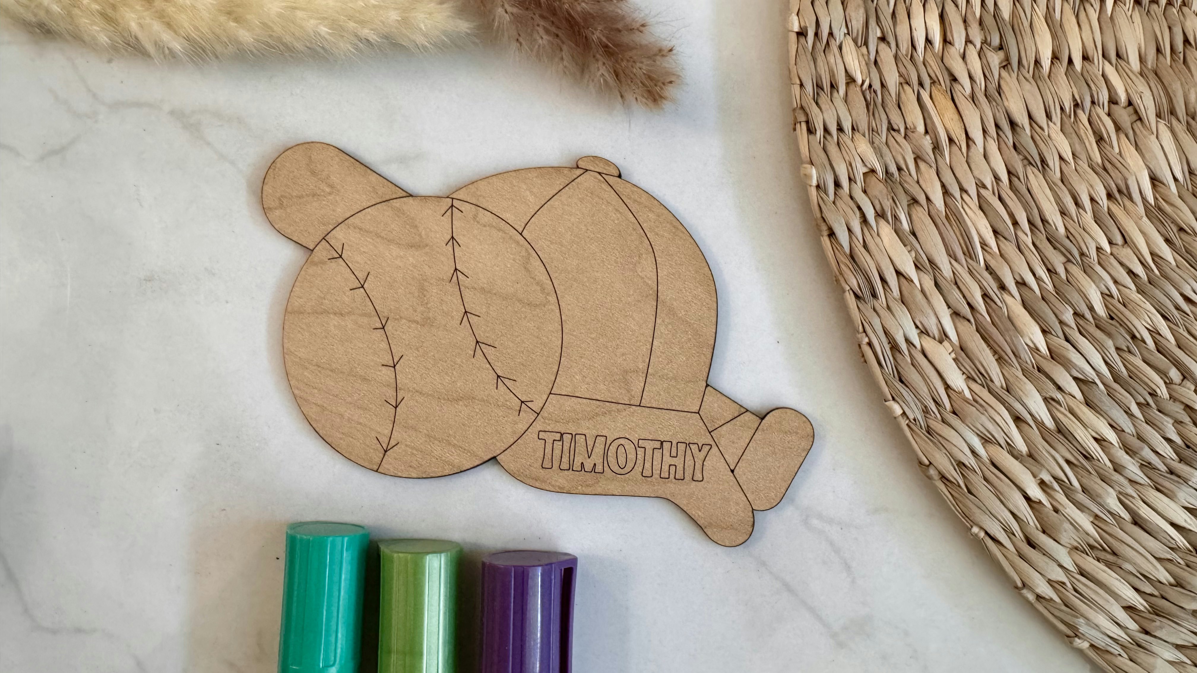 DIY Baseball Paint Kit