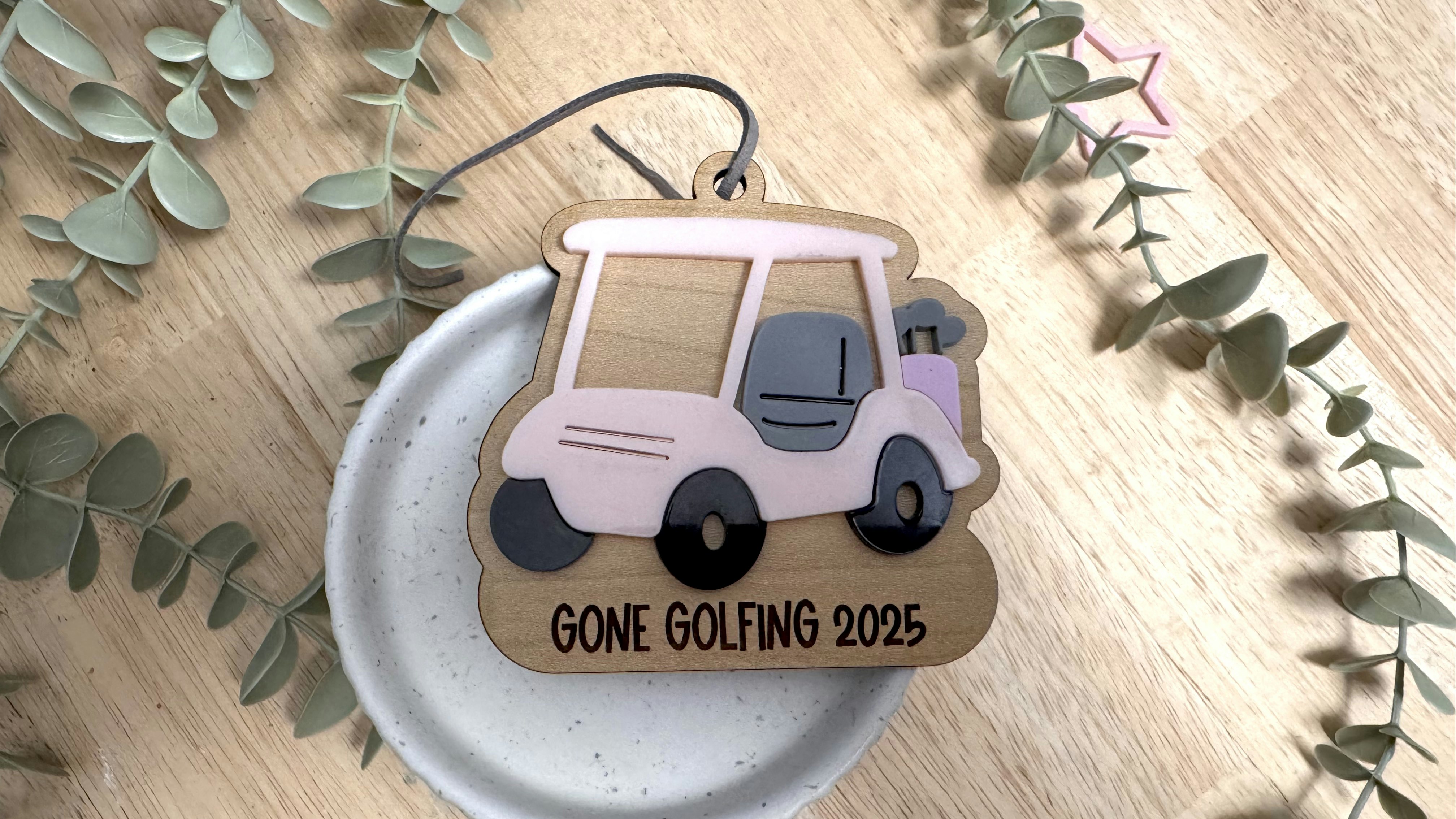 Golf Cart Ornament