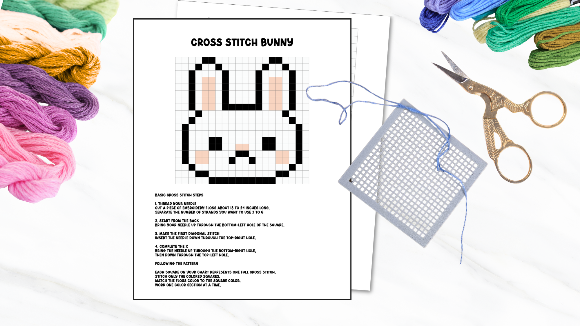 Cross Stitch Bunny