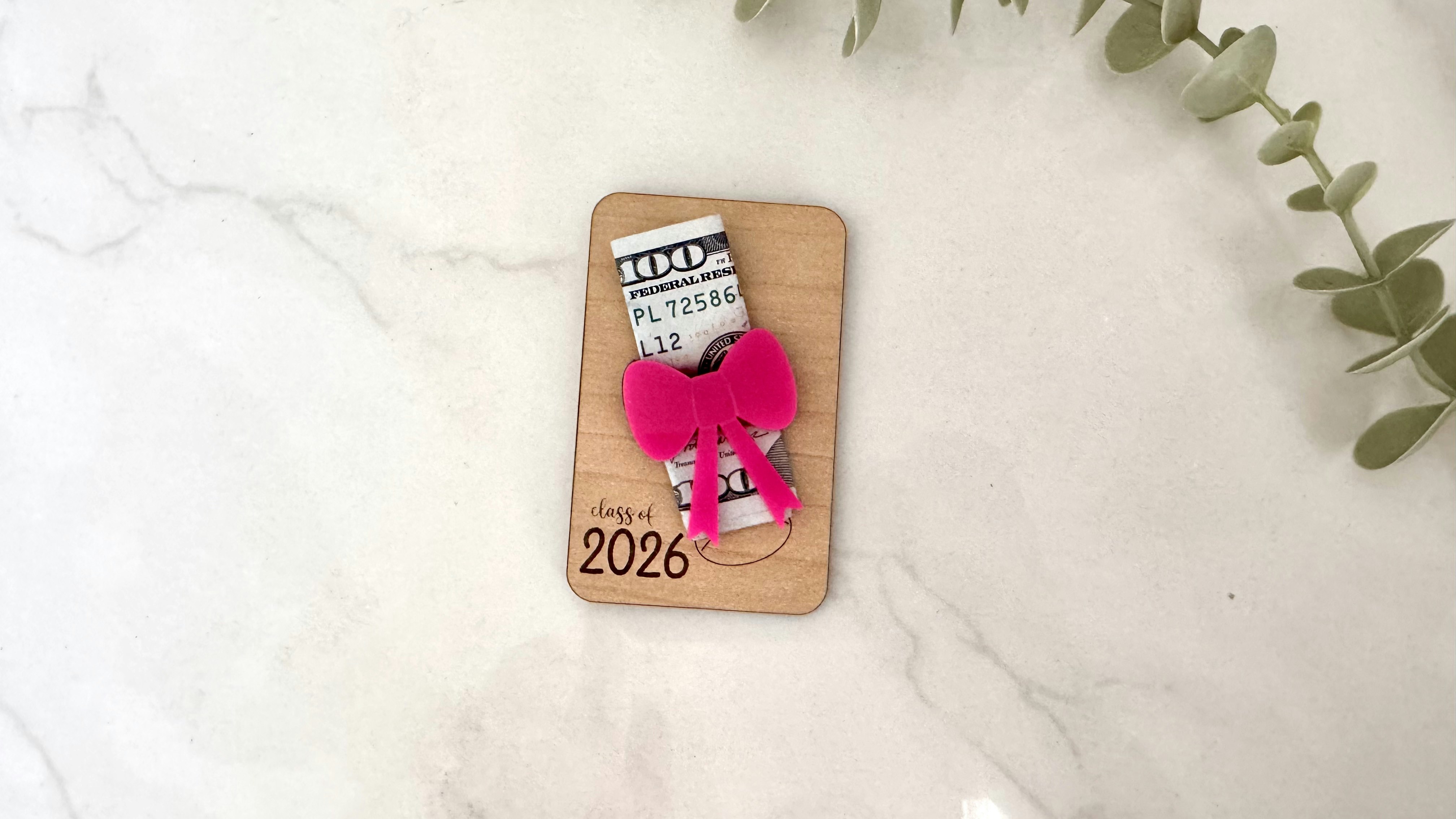 Graduation Scroll Money Holder