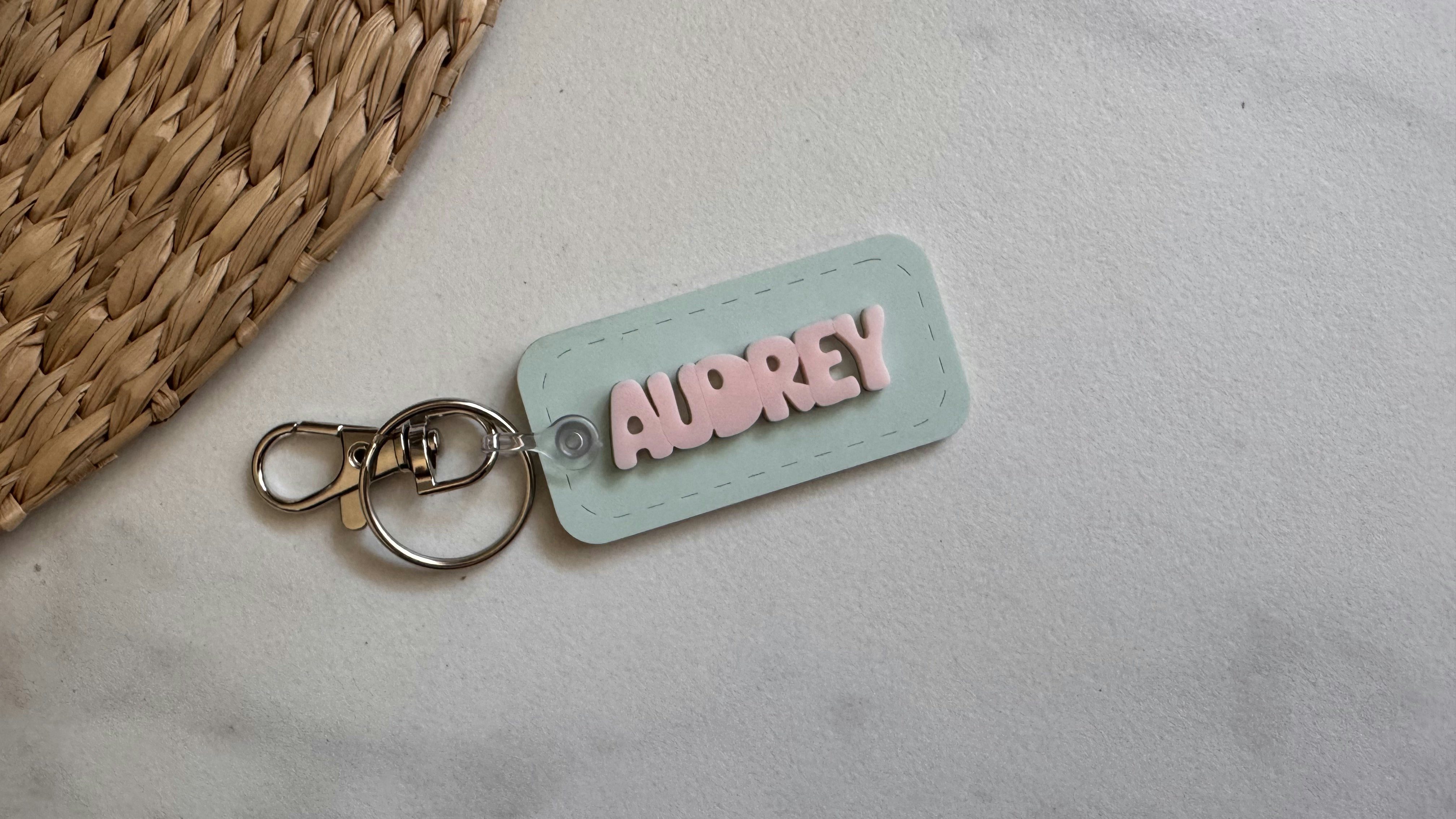 Rectangle Keychain